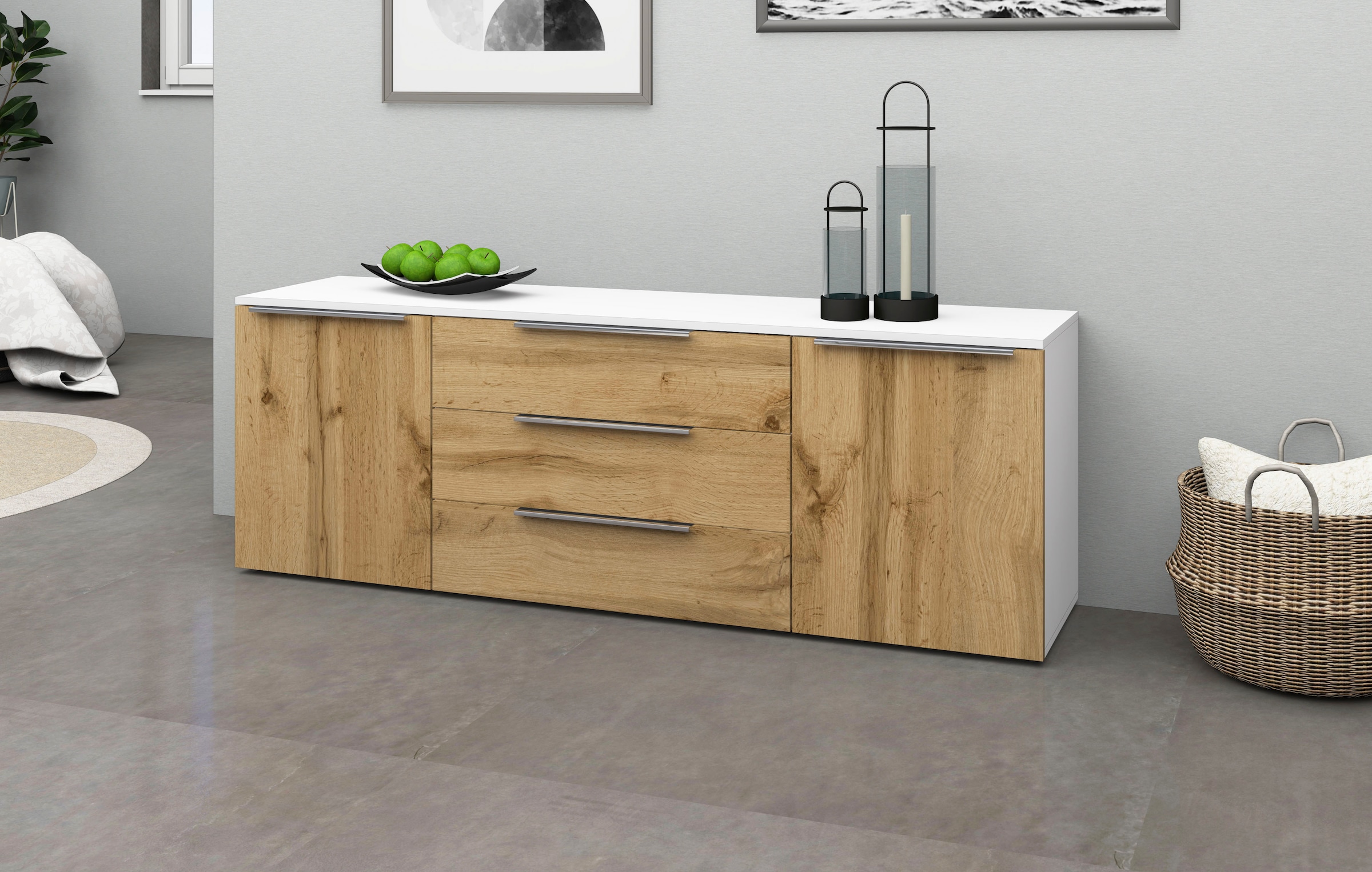 borchardt Möbel Sideboard "Oliva", Breite 166 oder 200 cm günstig online kaufen