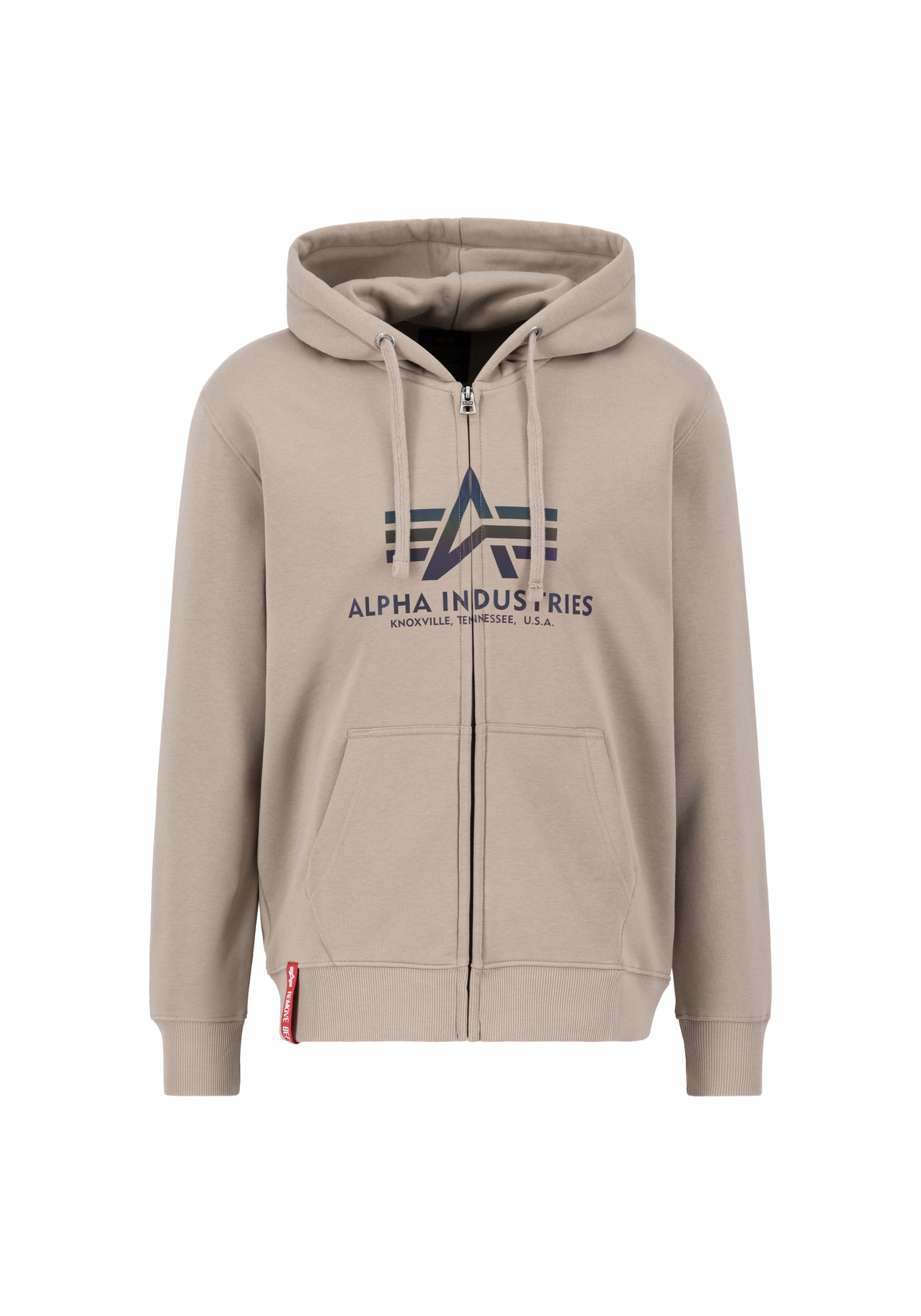 Alpha Industries Hoodie »Alpha Industries Men - Hoodies Basic Zip Hoodie Rainbow Refl.«