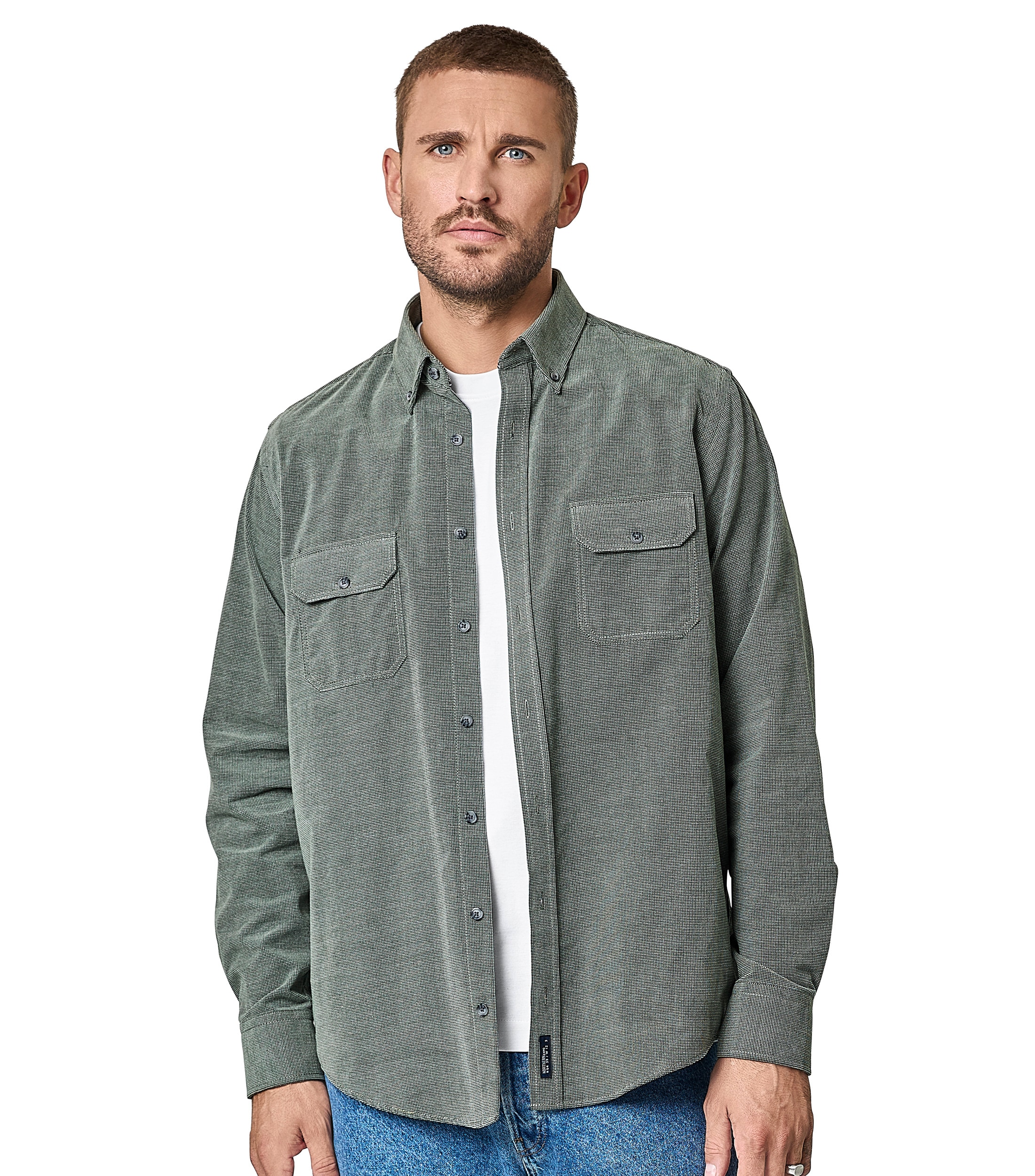 CASAMODA Langarmhemd "CASAMODA Hemdjacke uni" günstig online kaufen