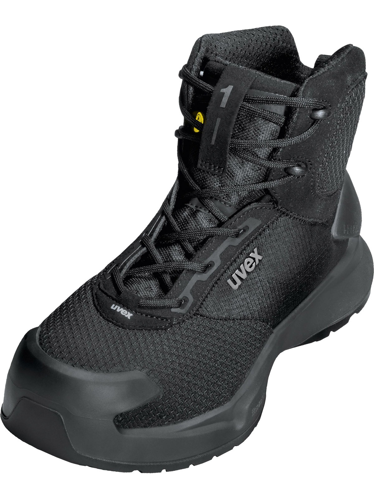 UVEX Sicherheitsschuh "Sicherheitsschuhe 68012 uvex 1 x-craft pro", 44, schwarz, Schuhe