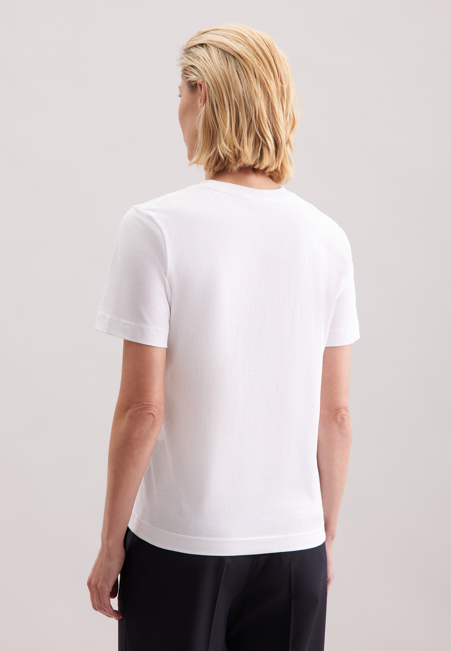 seidensticker T-Shirt 1/2 Rundhals Uni günstig online kaufen
