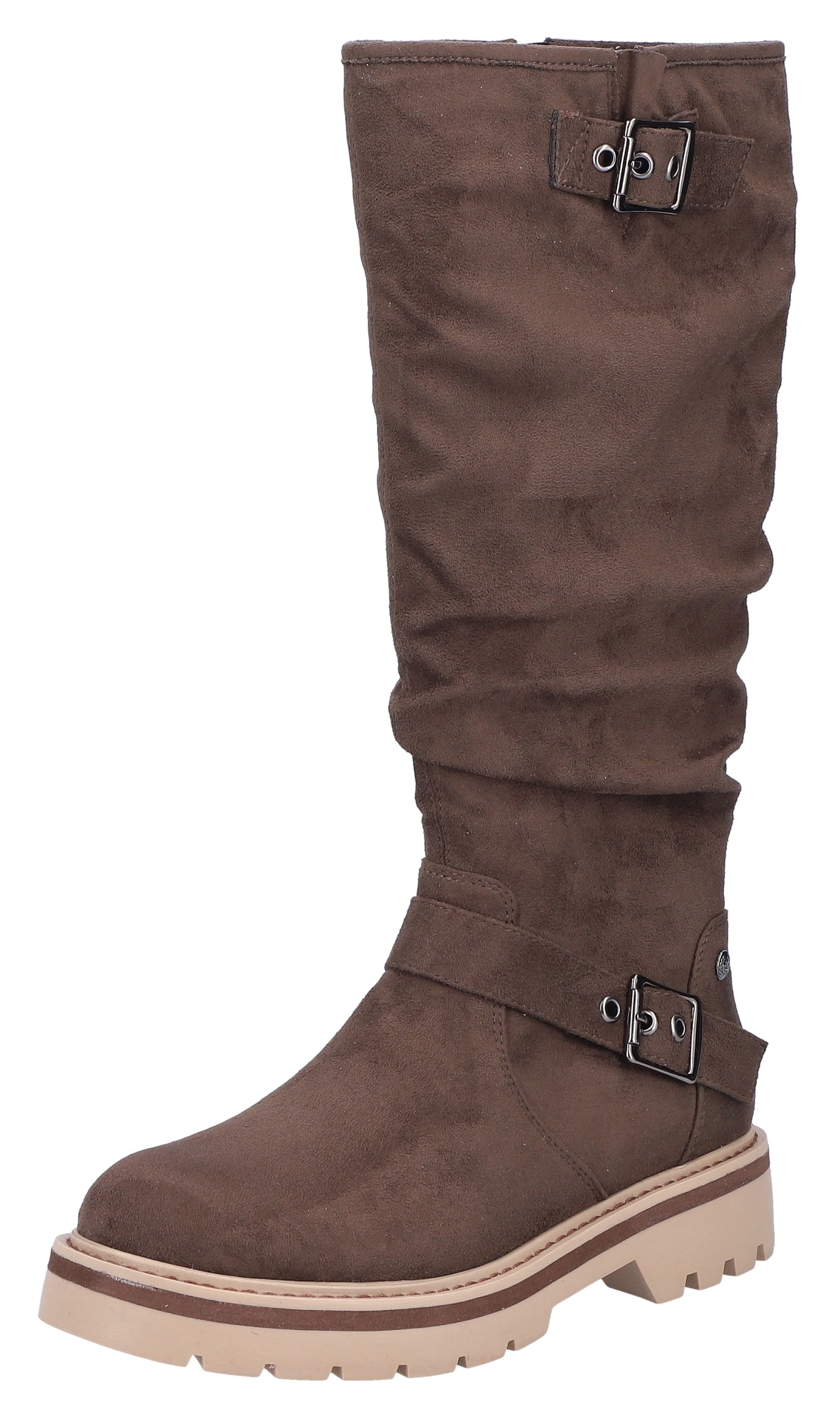 Rieker Stiefel mit slouchy Schaft und verstellbarer Schnalle günstig online kaufen