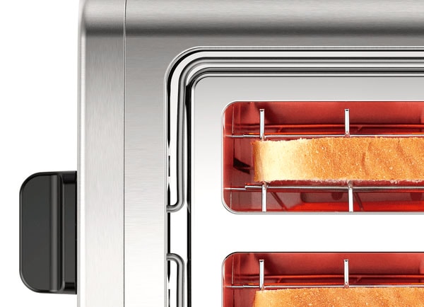 BOSCH Toaster »TAT5P420DE DesignLine«, 2 kurze Schlitze, 970 W