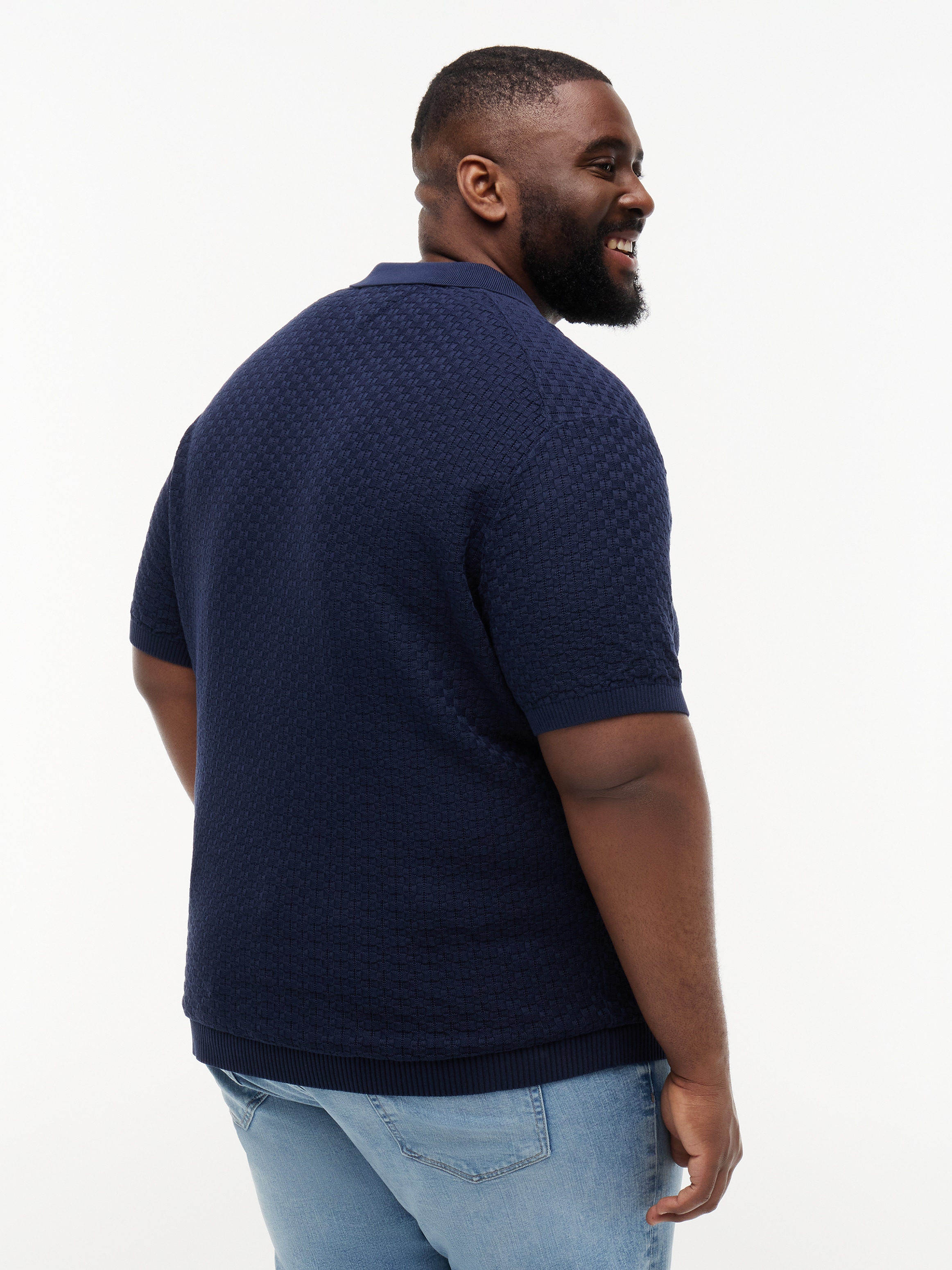 Tommy Hilfiger Big & Tall Poloshirt »BT-GMD STRUCTURE« Große Größen, mit Struktur
