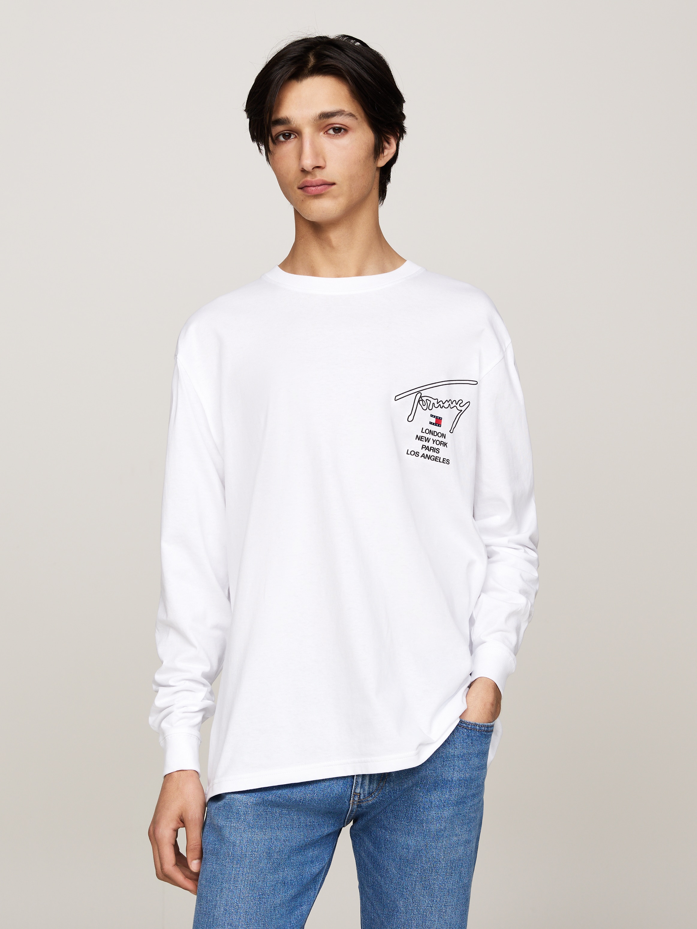 Tommy Jeans Longsleeve "TJM REG SIG TWIST LS TEE" günstig online kaufen