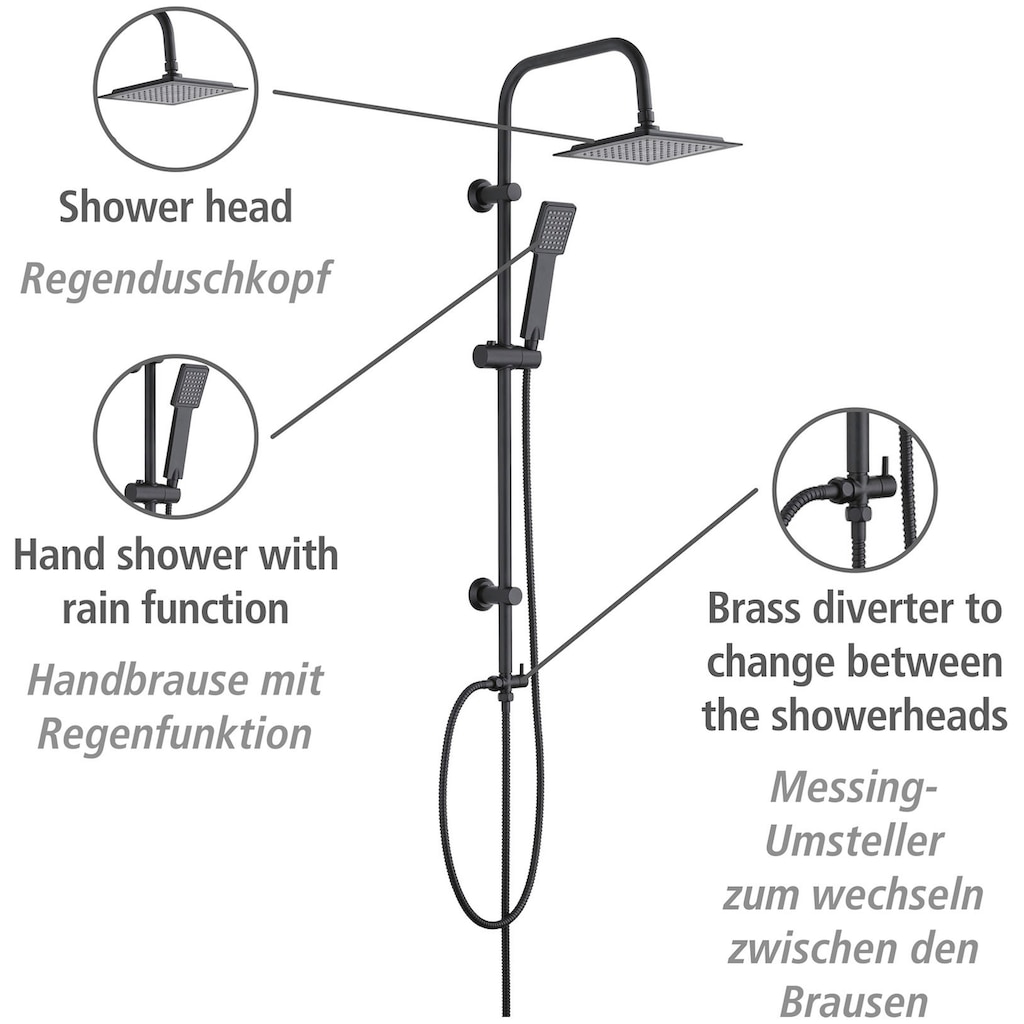 WENKO Duschsystem »Cuadro«