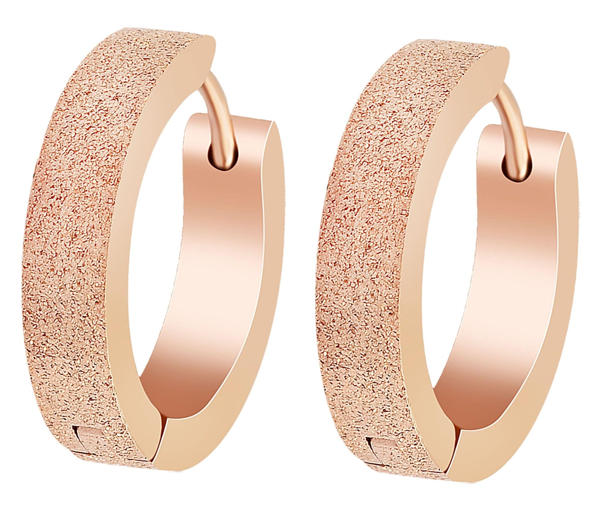 Adelia´s Klappcreolen »Damen Ohrringe – Klappcreole aus Edelstahl« Perfekt als Geschenk zum einfach so