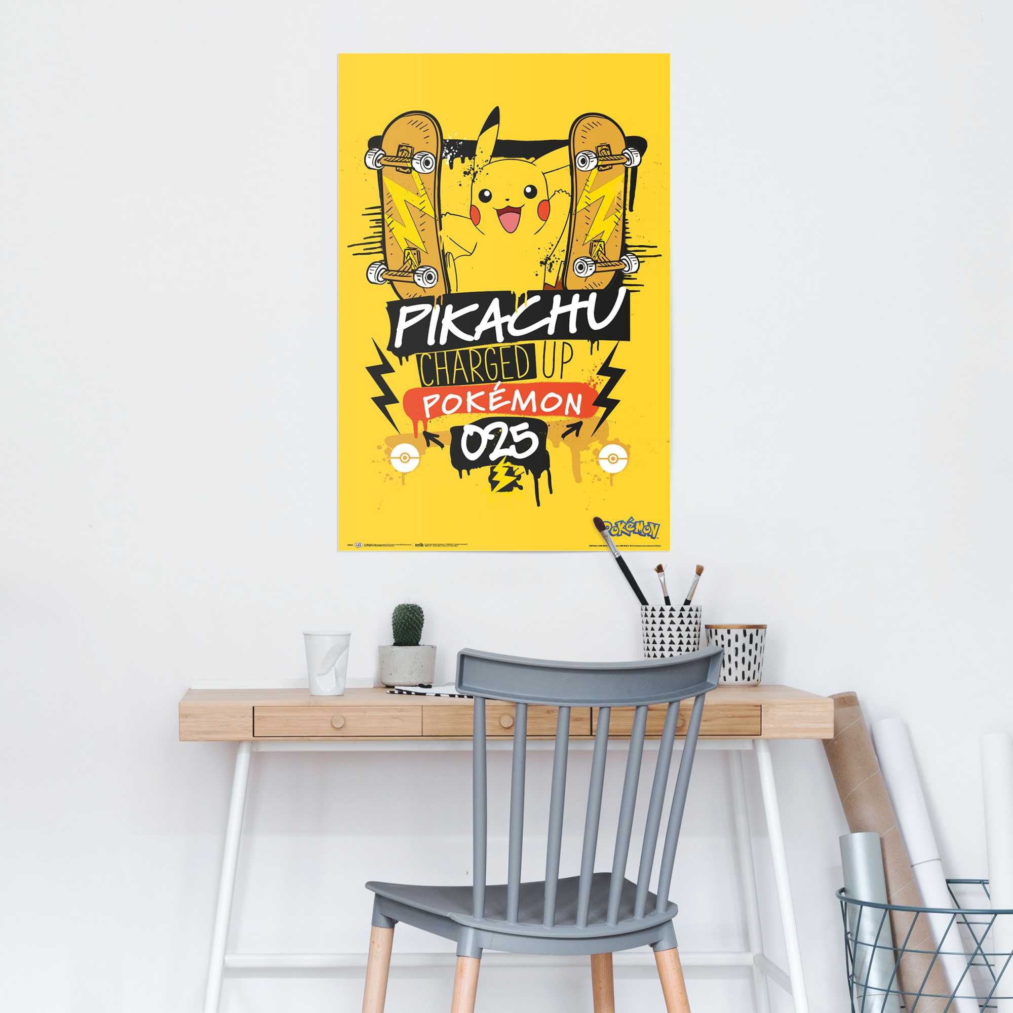 Poster pikachu »Pokemon up BAUR Reinders! 025« charged - | kaufen