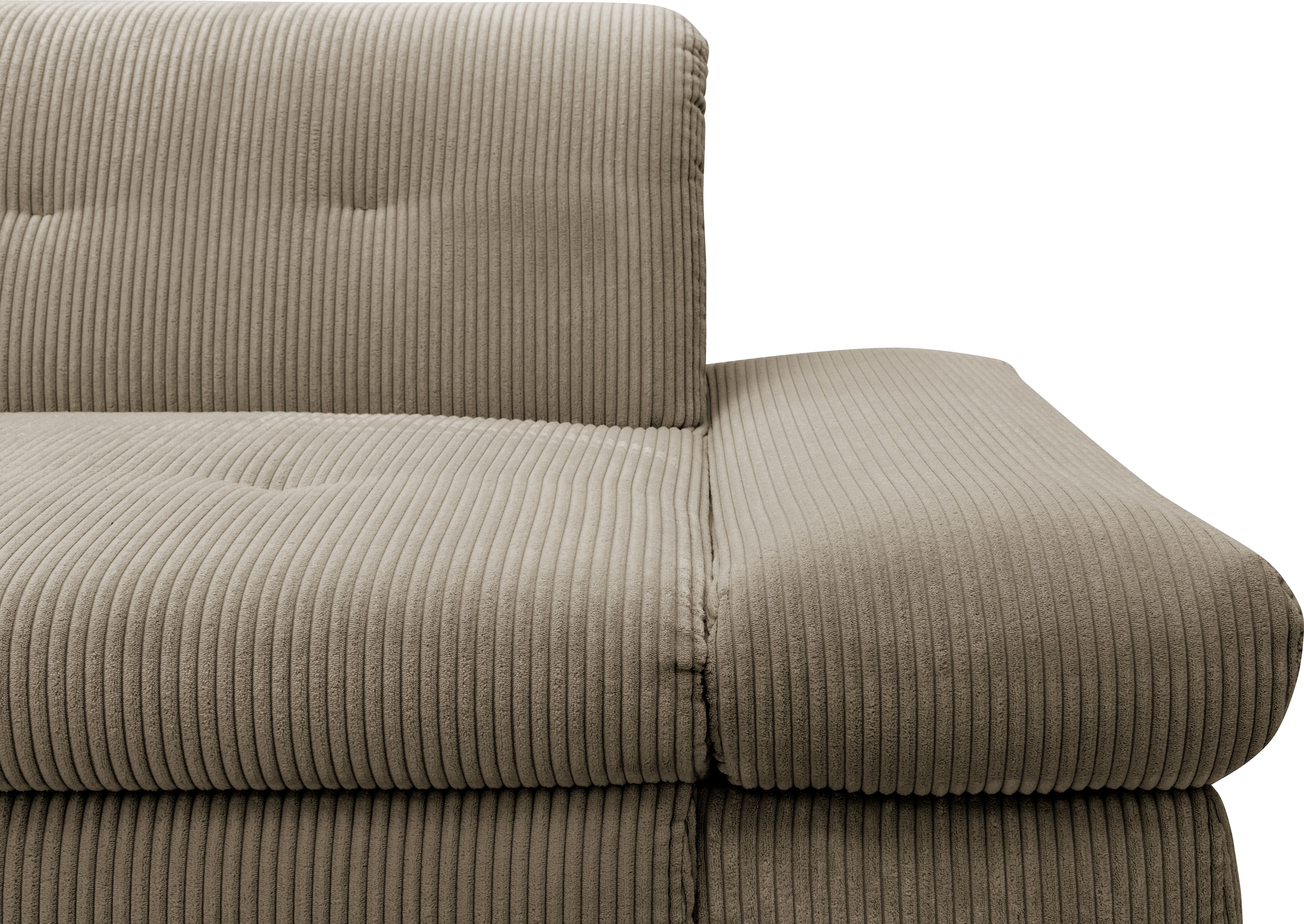 DOMO collection Ecksofa »Moric Luxus - B/T/H 300/172/80 cm«, XXL-Format, L-Form, bis 140kg pro Sitzplatz belastbar