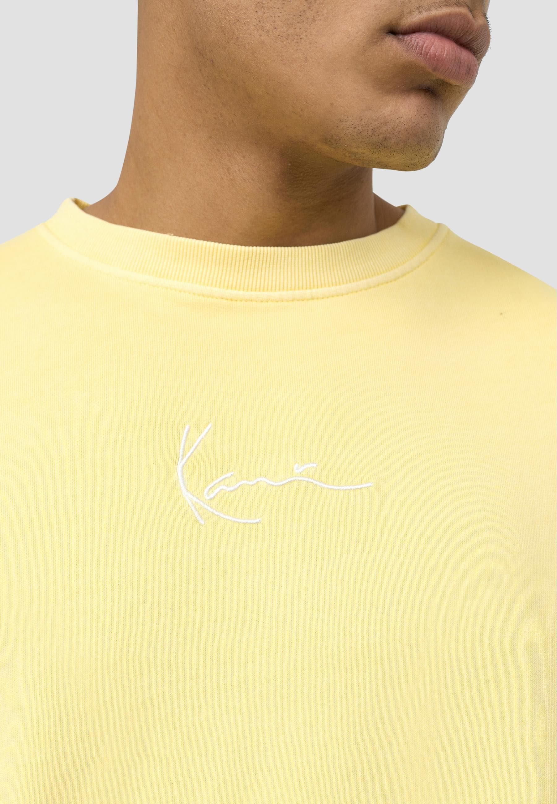 Karl Kani Rundhalspullover »Karl Kani Herren KM213-060-2 Small Signature OS Washed Crew«, (1 tlg.)