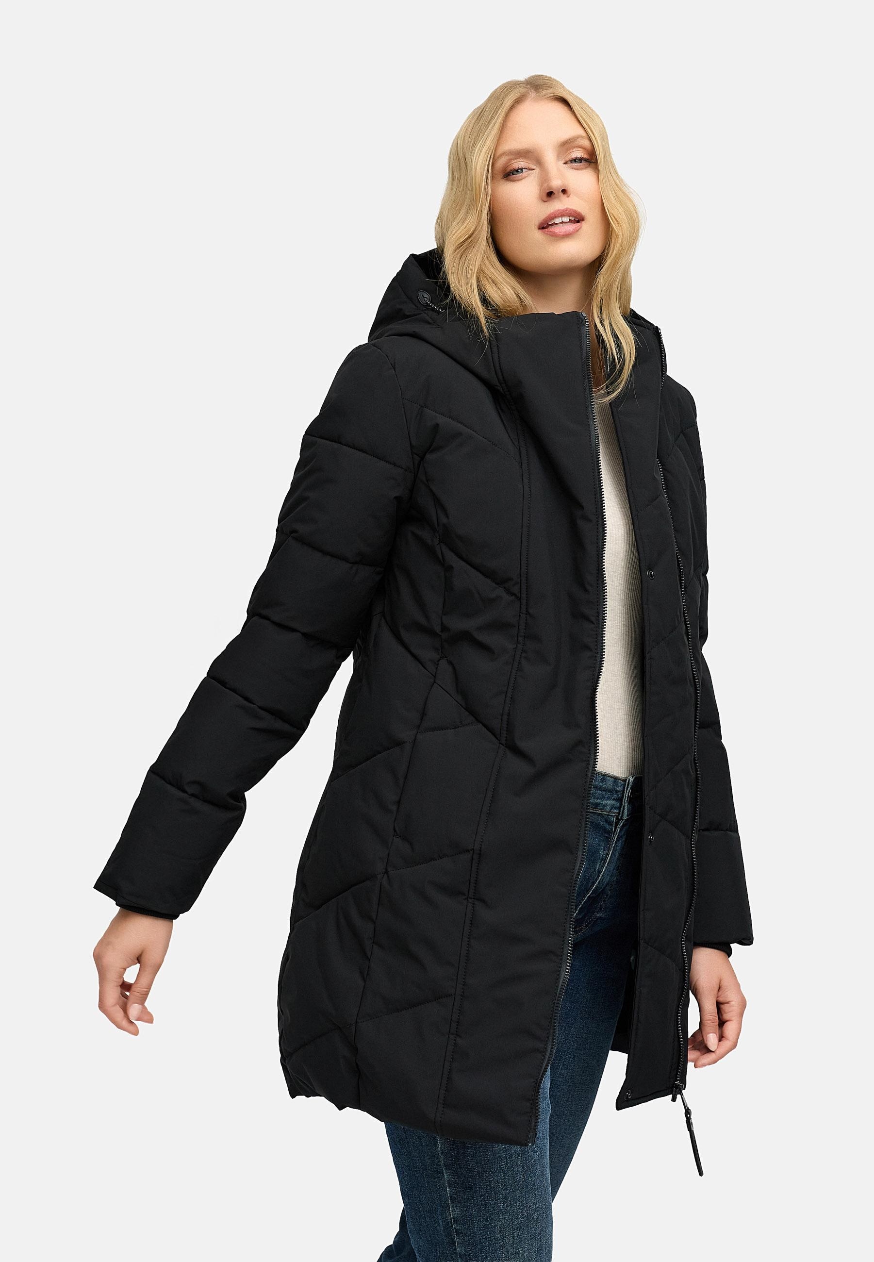 Ragwear Steppmantel »Pevilla YOUMODO« Wasserdichter Damen Winter gesteppter Kurzmantel