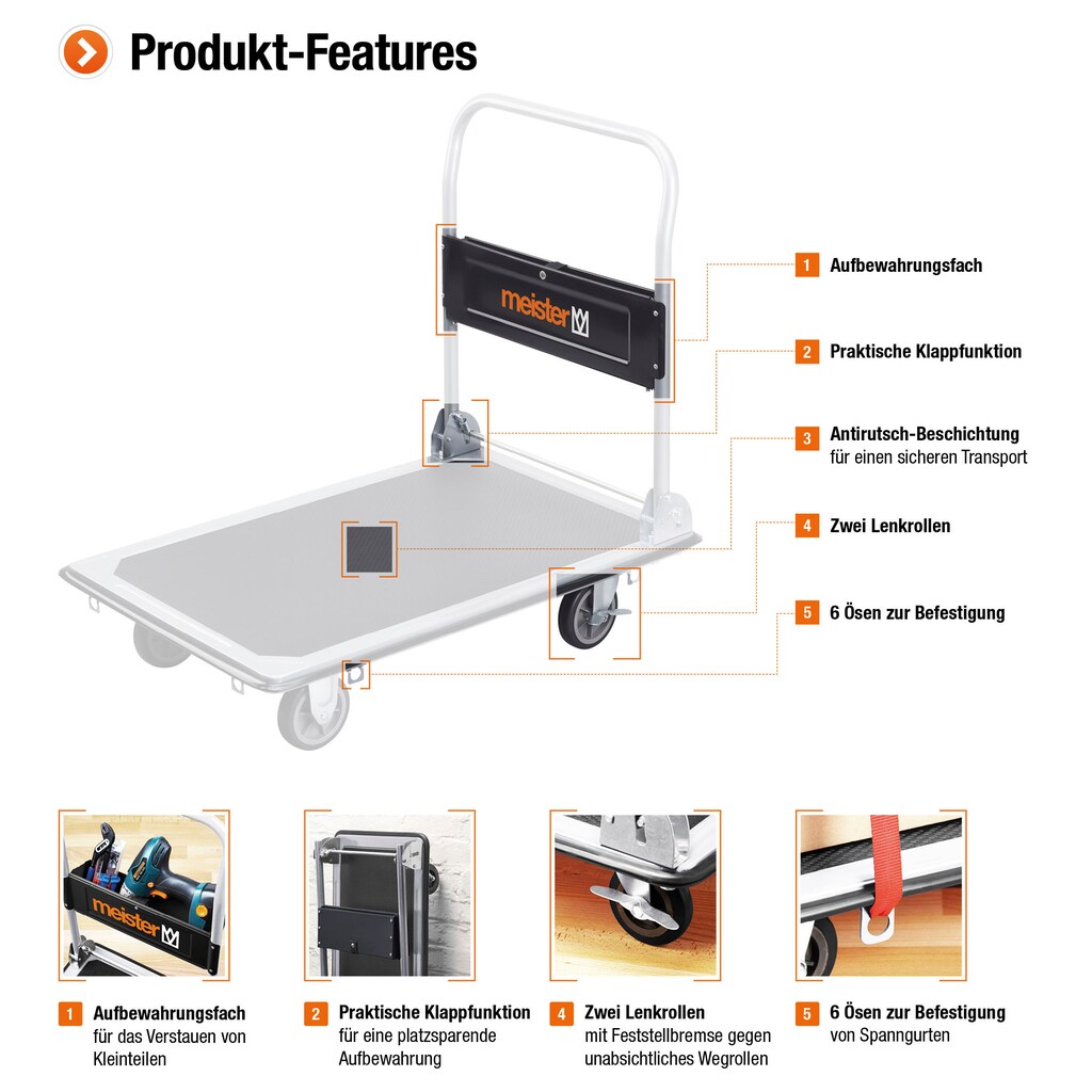 meister Transportwagen »Klappwagen / 8985540«