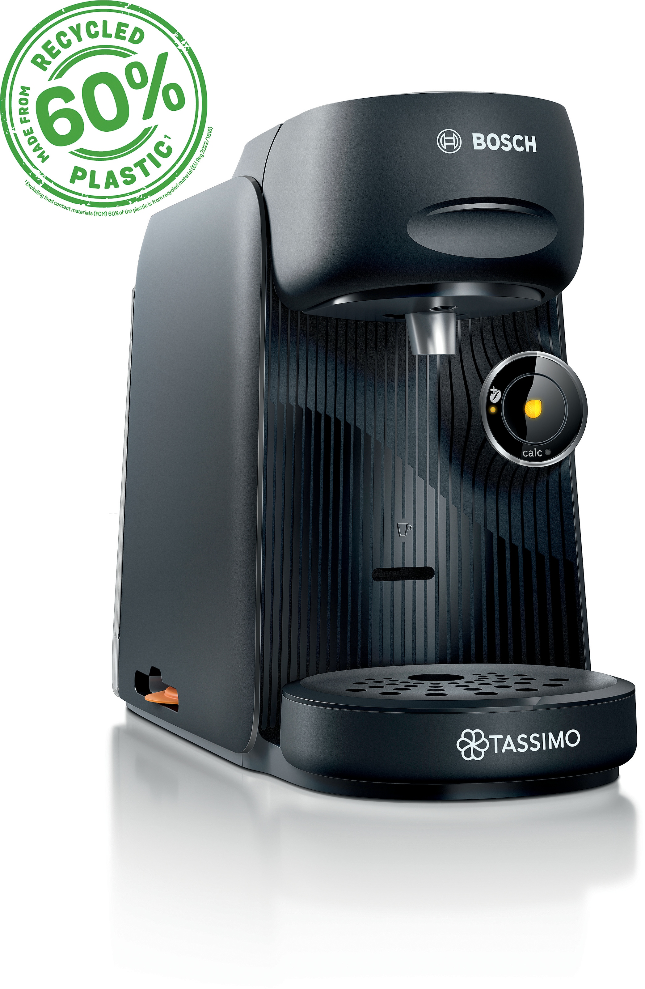 TASSIMO Kapselmaschine "finesse friendly TAS162E, intensiverer Kaffee auf Kopfdruck", One-Touch Bedienung, über 70 Geträ