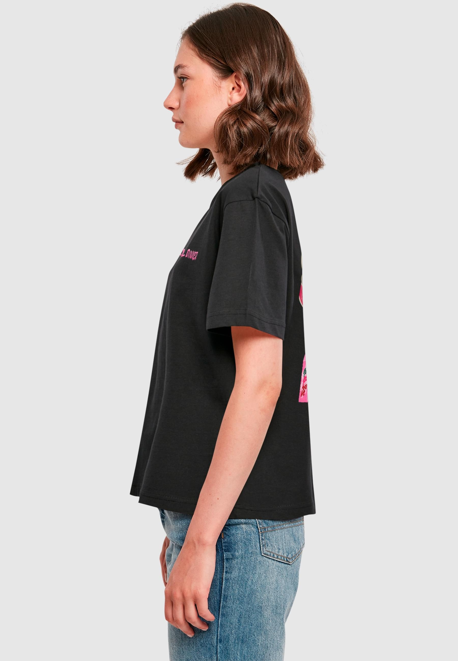 Miss Tee T-Shirt »Miss Tee Damen Hot Girl Dinner Tee«, (1 tlg.)
