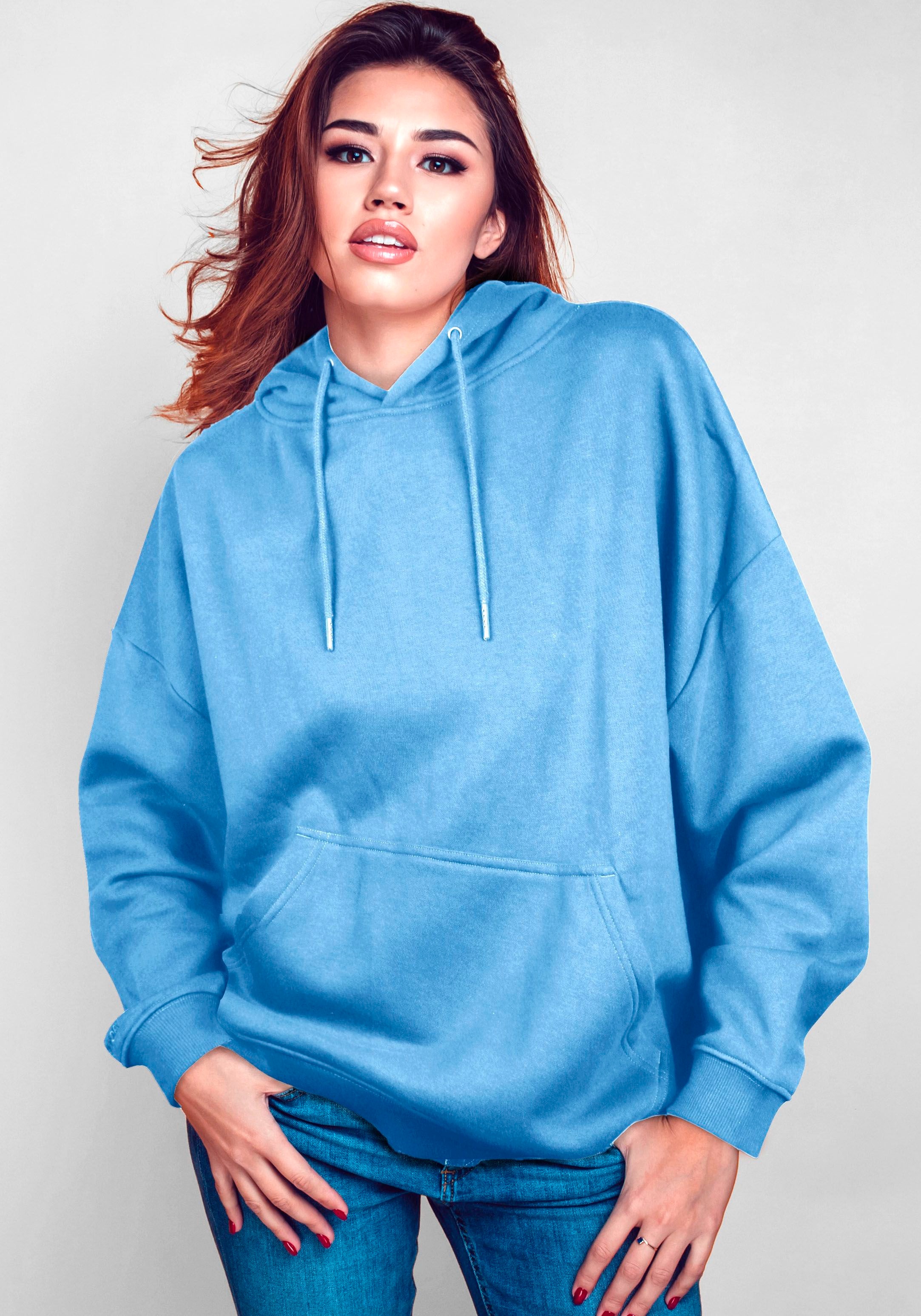 Capelli New York Hoodie, mit Capelli New York Ärmelstickerei günstig online kaufen