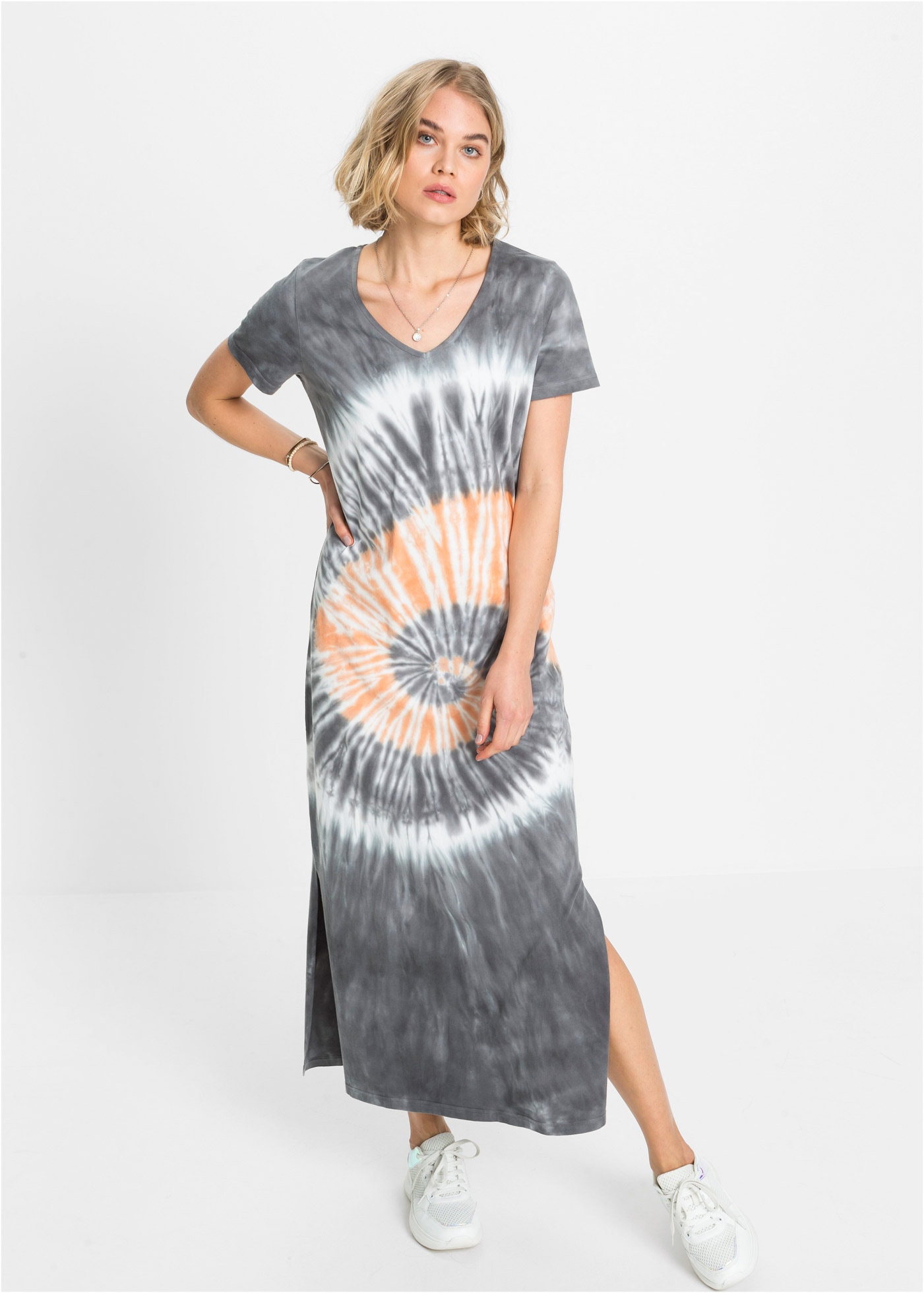 bonprix Shirtkleid "Shirtkleid aus reiner Baumwolle" Shirtkleid aus reiner günstig online kaufen