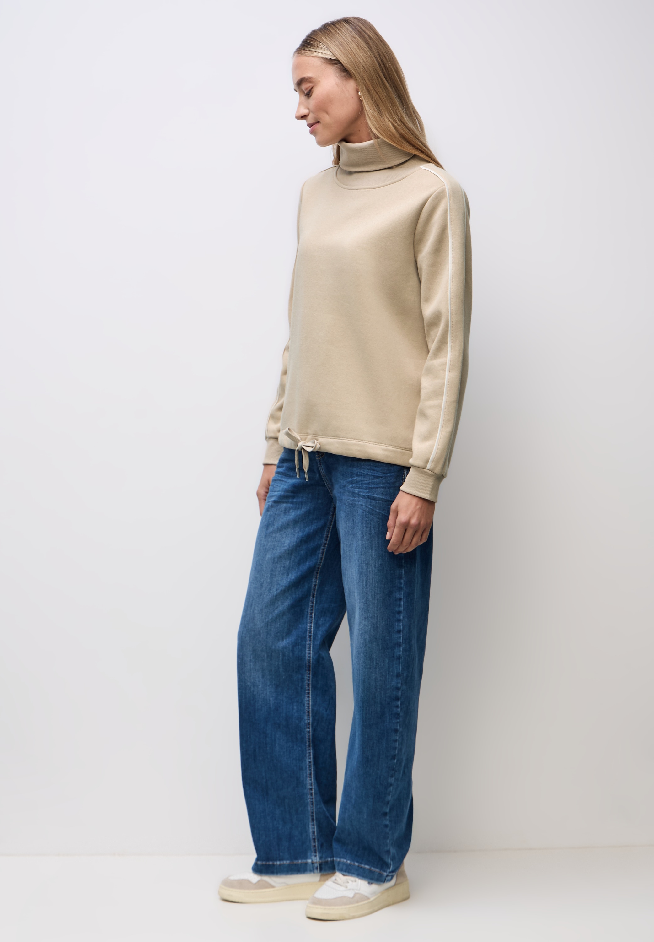 STREET ONE Sweatshirt , mit Stehkragen
