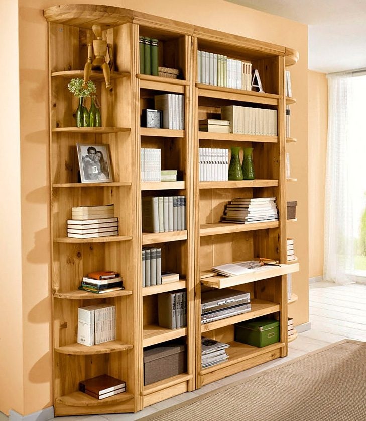 Home affaire Bücherregal "Soeren" in 2 Höhen und 2 Tiefen, mit viel Staurau günstig online kaufen