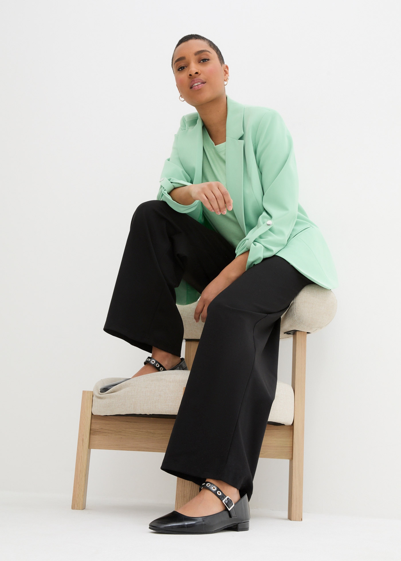 bonprix Anzughose  Punto di Roma Hose mit Bequembund