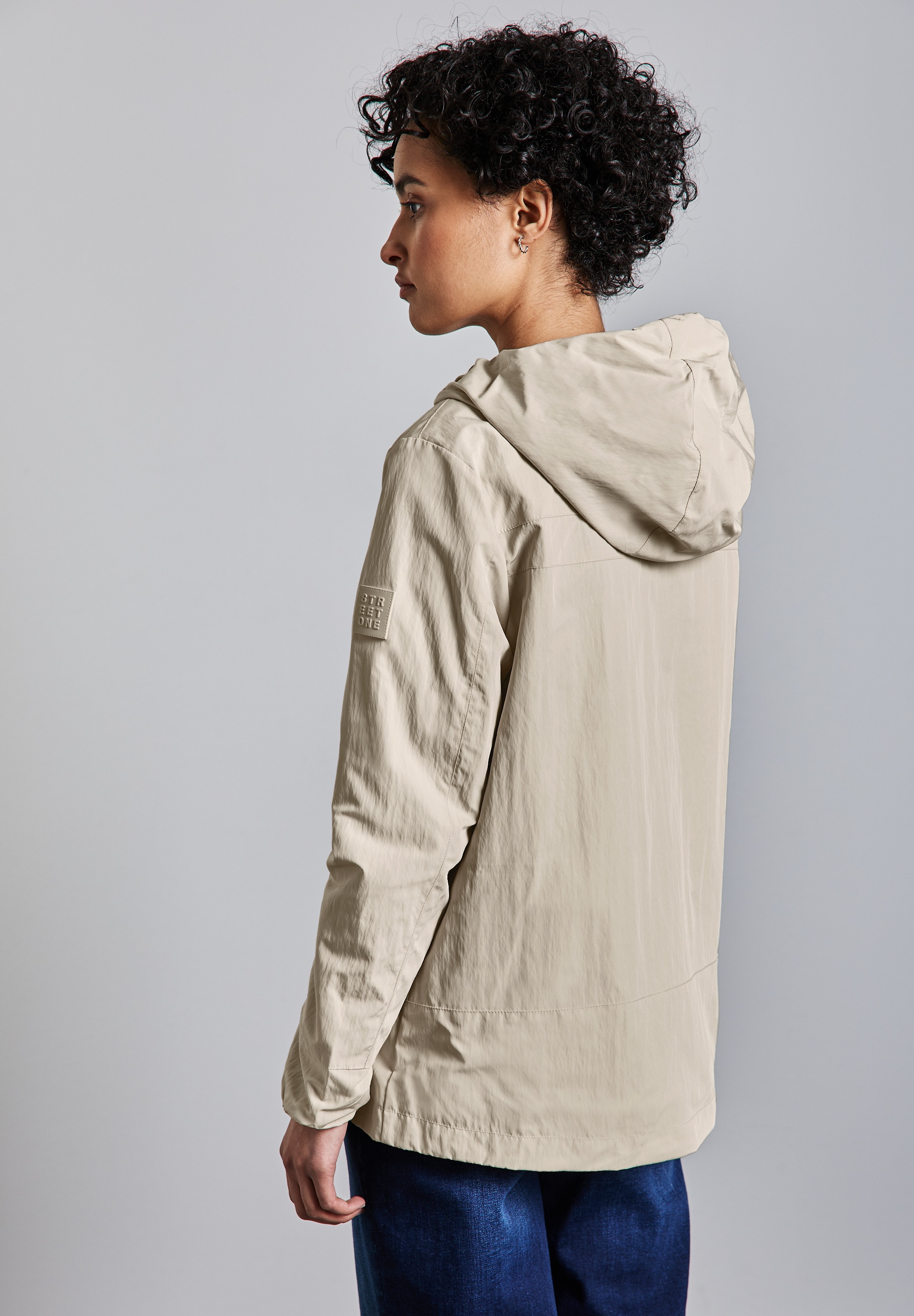STREET ONE Kurzjacke, mit Kapuze, mit Kapuze mit Tunnelzugband