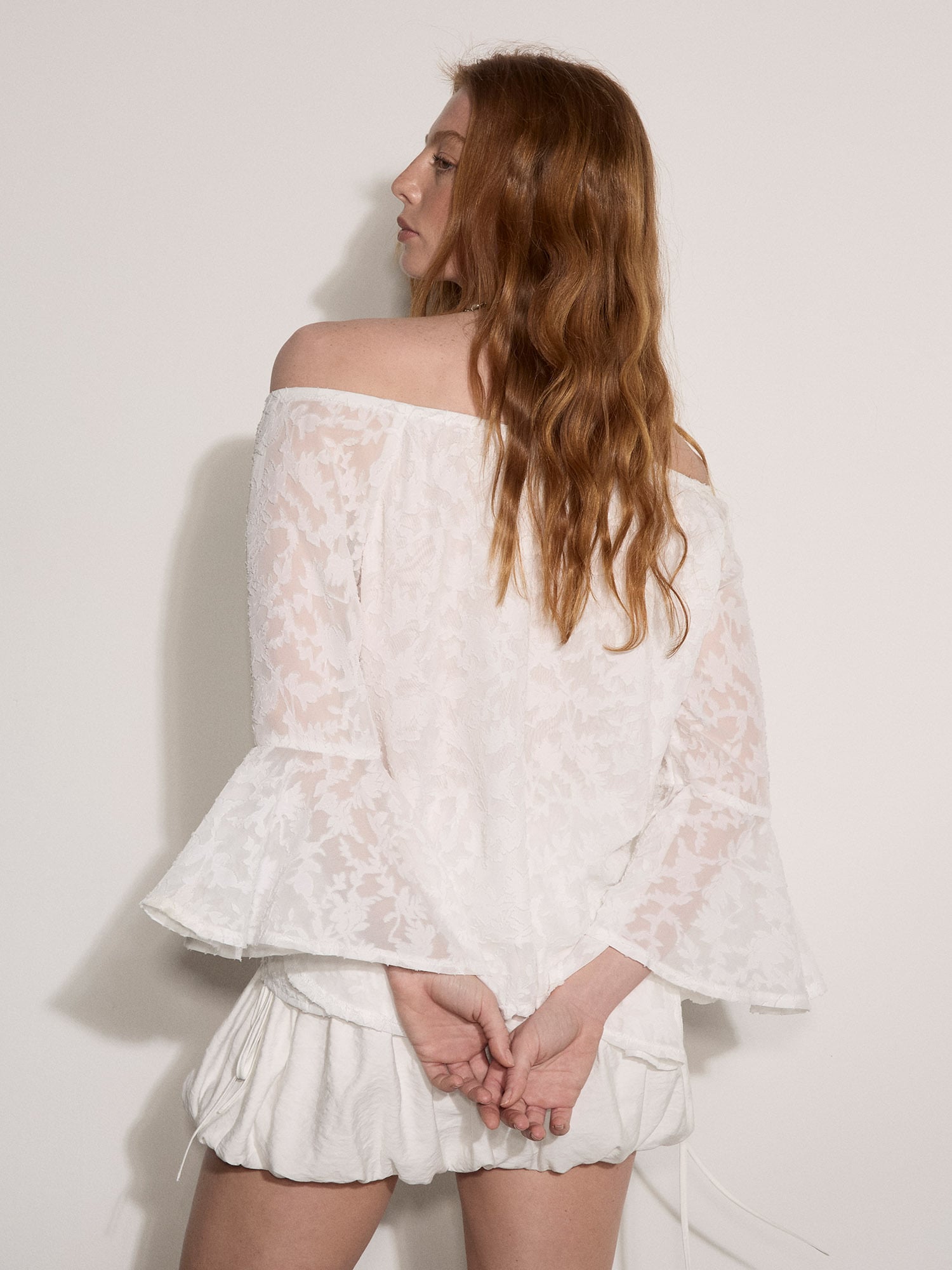 Apricot Chiffonbluse »Bluse« mit verdecktem Verschluss