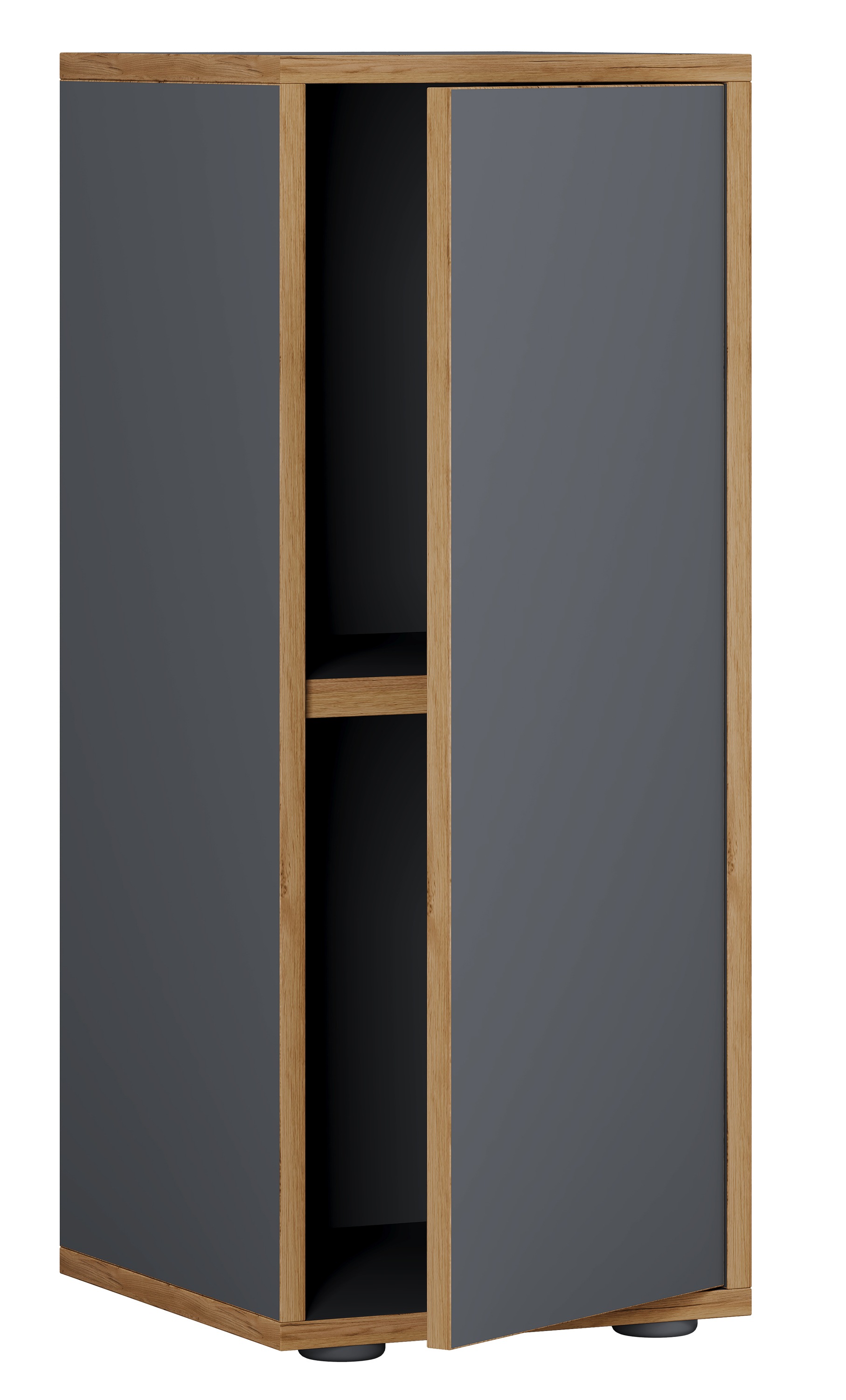 VCM - Bureautique Salia h. 74 x l. 30 x p. 33 cm Anthracite