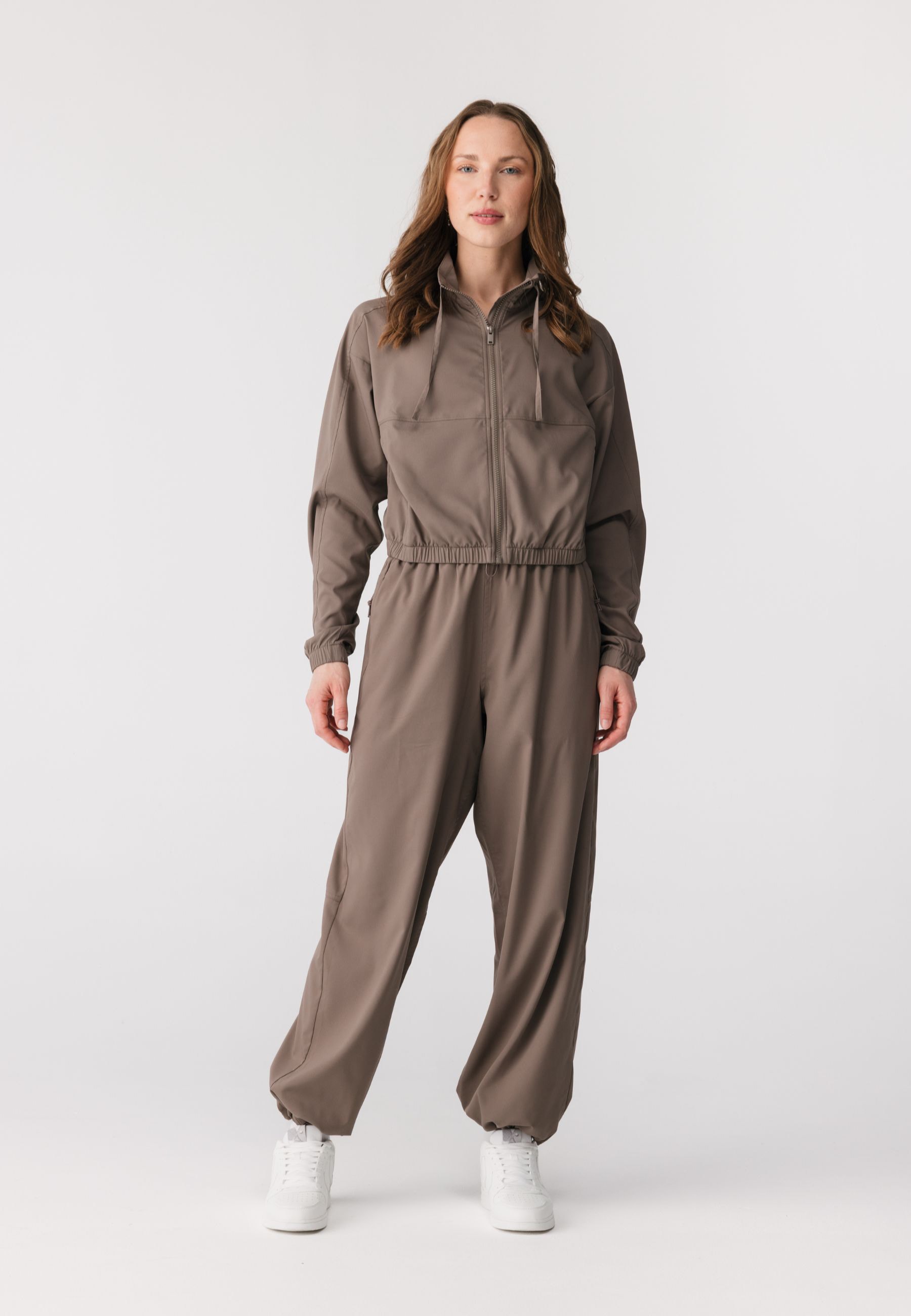 GIRLFRIEND COLLECTIVE Windbreaker »Girlfriend Collective Miller Zip Up Track Jacket« 1 Stk. tlg. ohne Kapuze