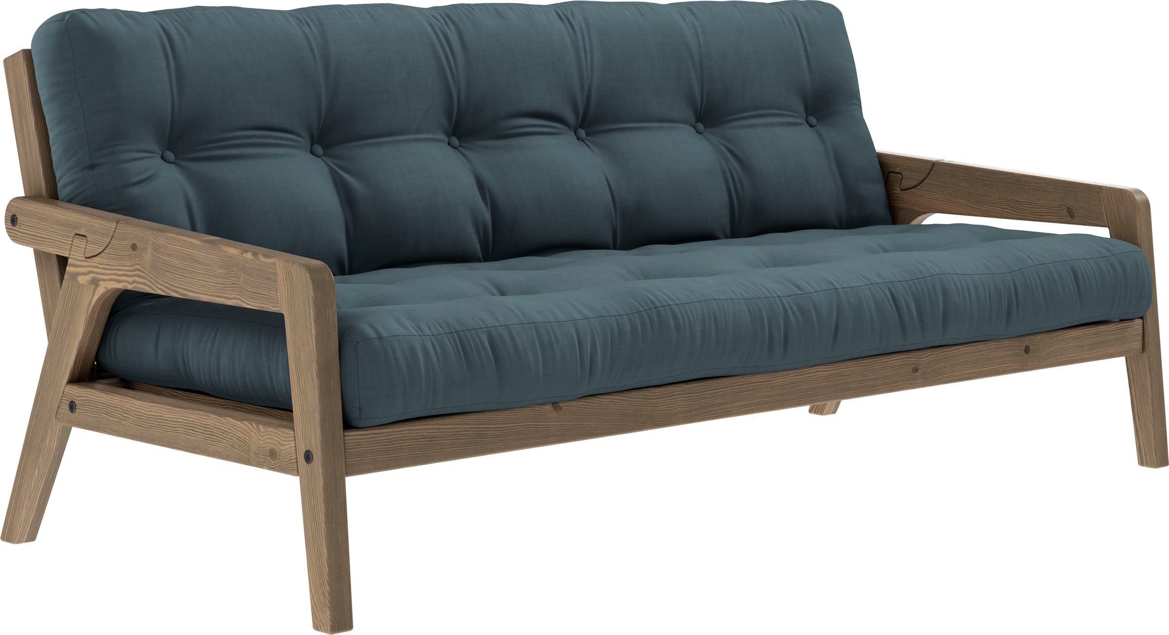 Karup Design Schlafsofa, Mit Holzstruktur, inkl. Futonmatratze, Liegefläche 130x190 cm