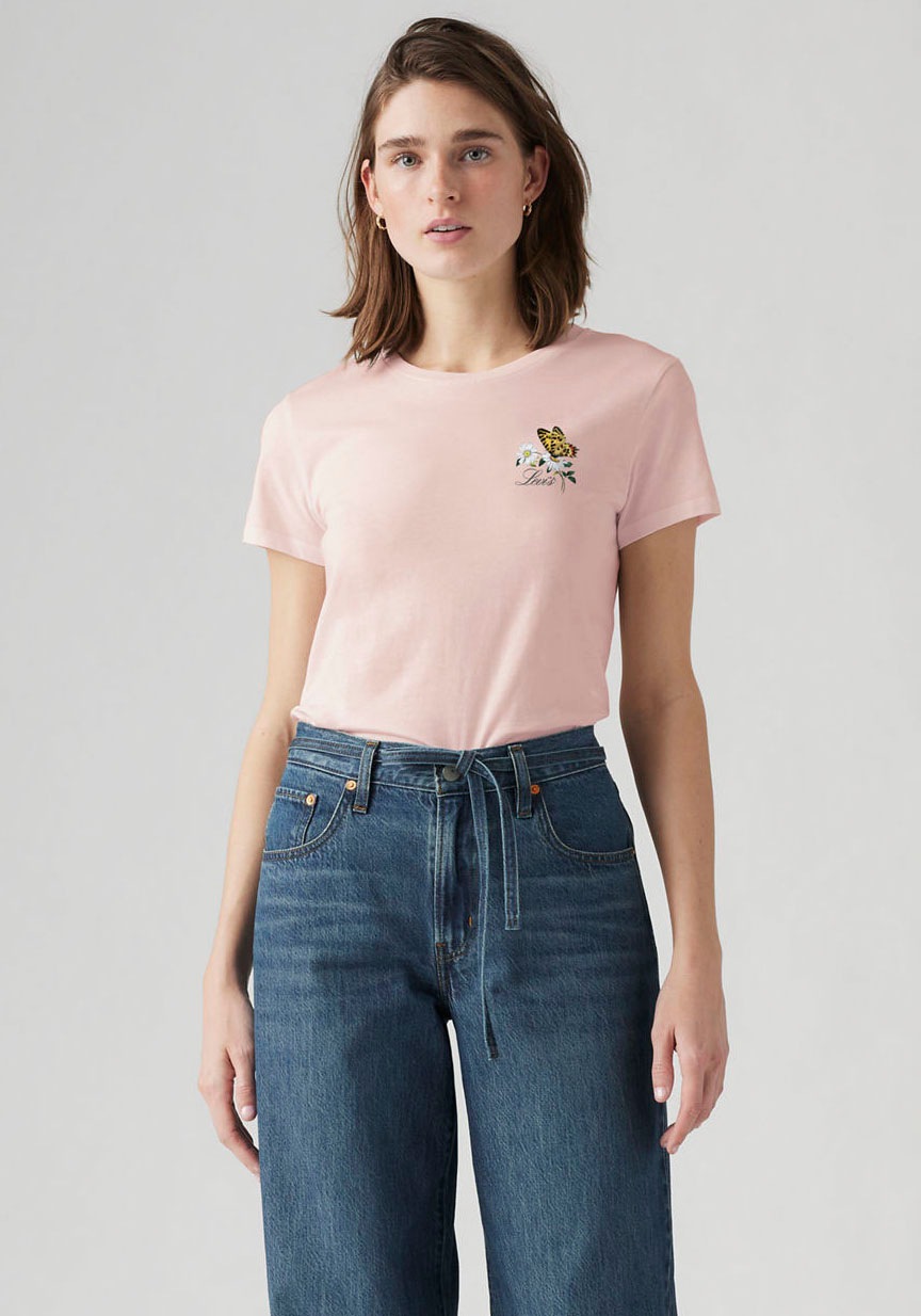 Levis T-Shirt "THE PERFECT TEE" mit Batwing-Logoprint günstig online kaufen