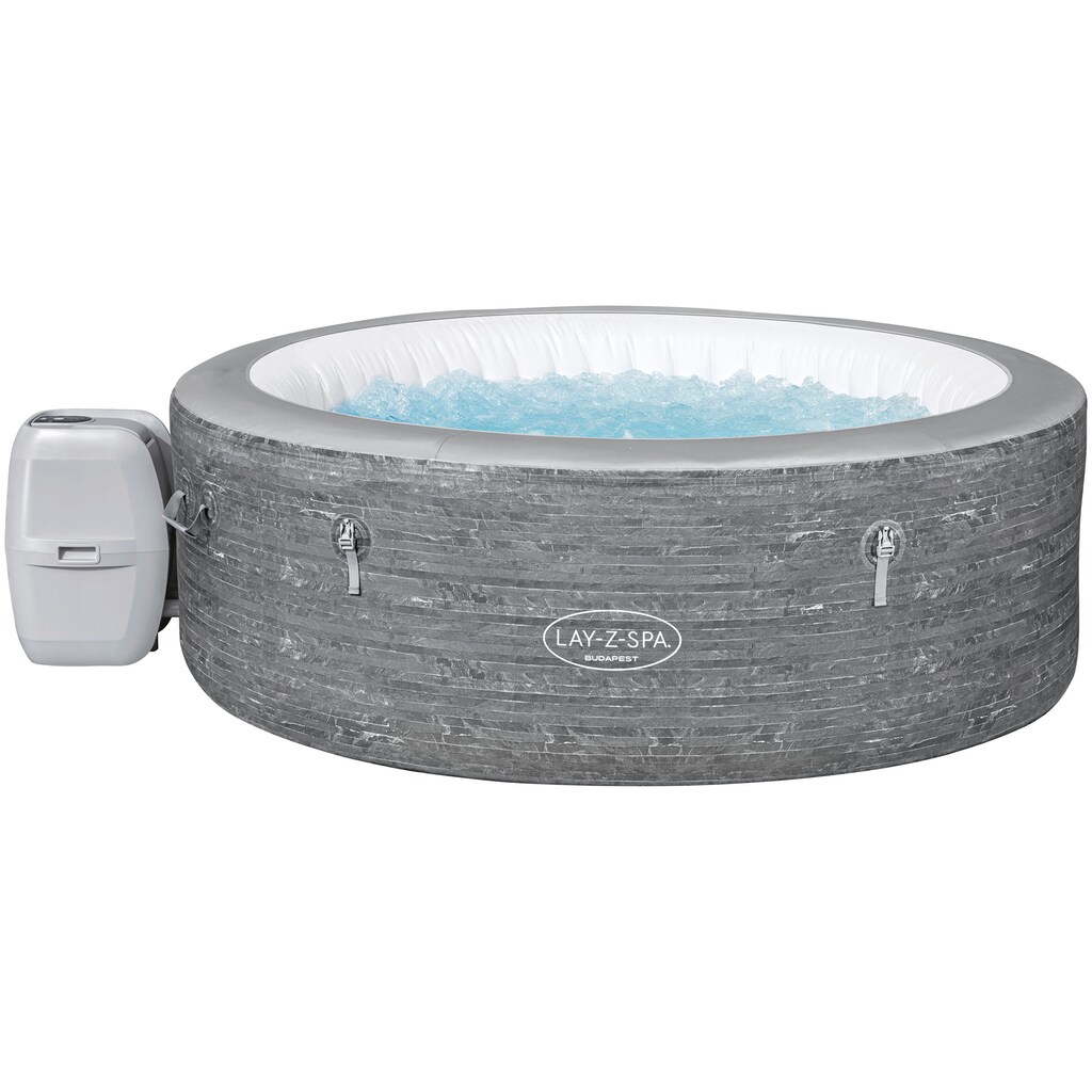 Bestway Whirlpool »LAY-Z-SPA®«, ECO WLAN-Whirlpool Budapest AirJet™ Ø 196 x 66 cm, rund