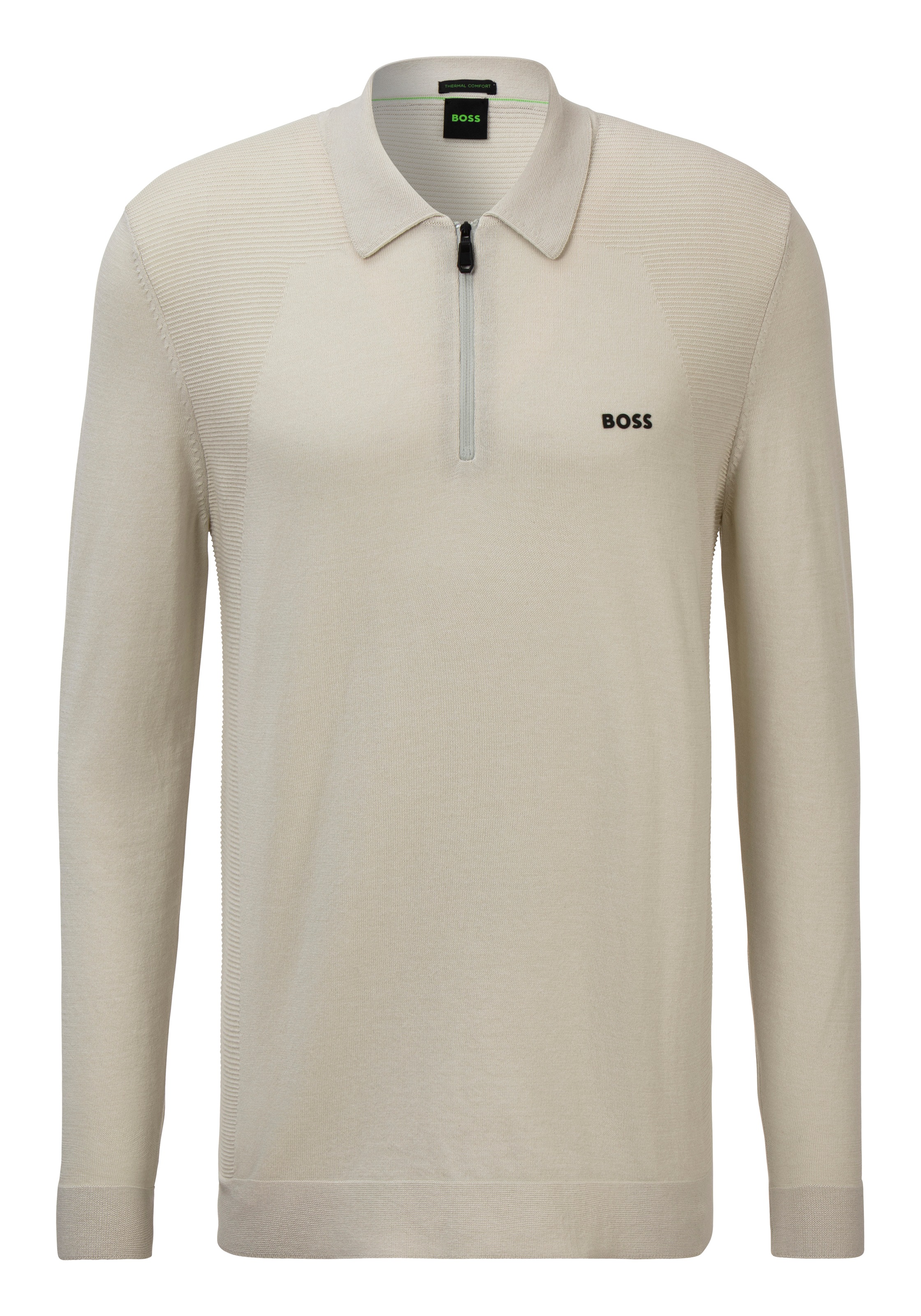 BOSS GREEN Strickpullover "Momentum Lite PL24" mit Reißverschluss am Kragen günstig online kaufen