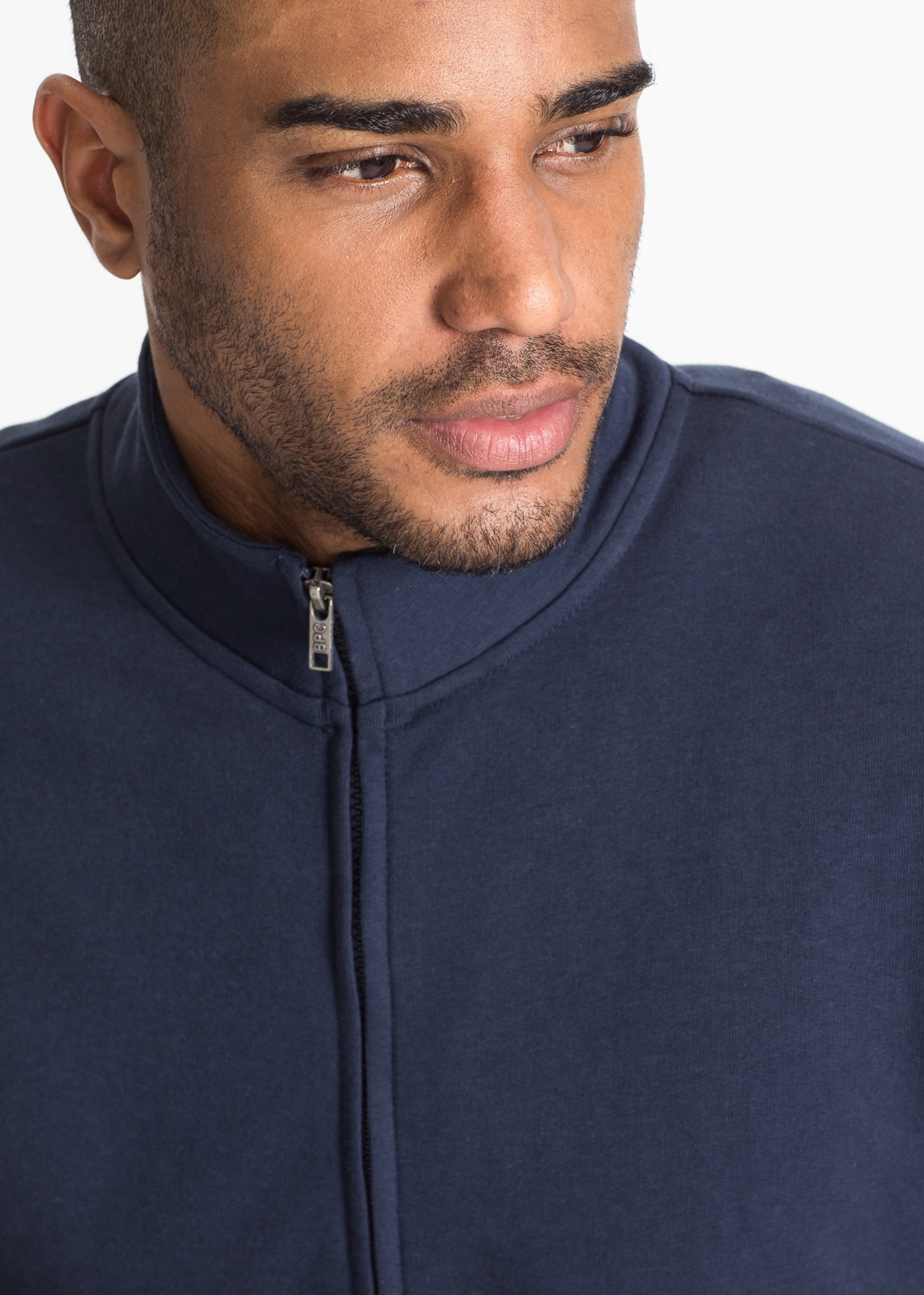 bonprix Sweatjacke »Sweatjacke mit Stehkragen« Sweatjacke mit Stehkragen