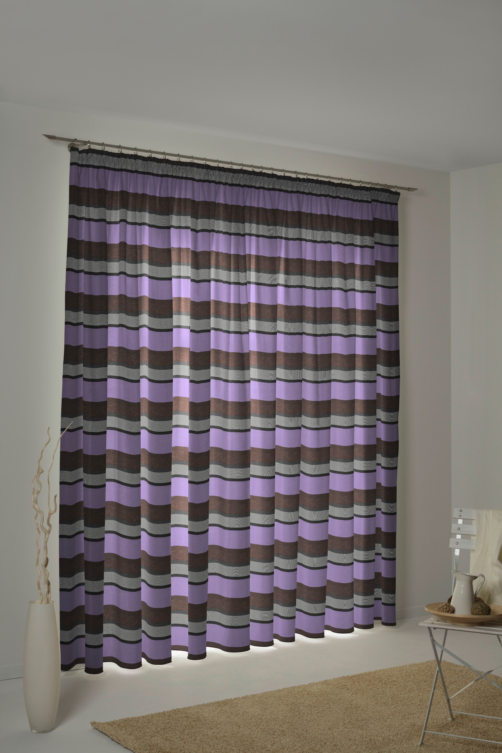 Wirth Vorhang "Menorca" Kräuselband 1 Stk. tlg. günstig online kaufen