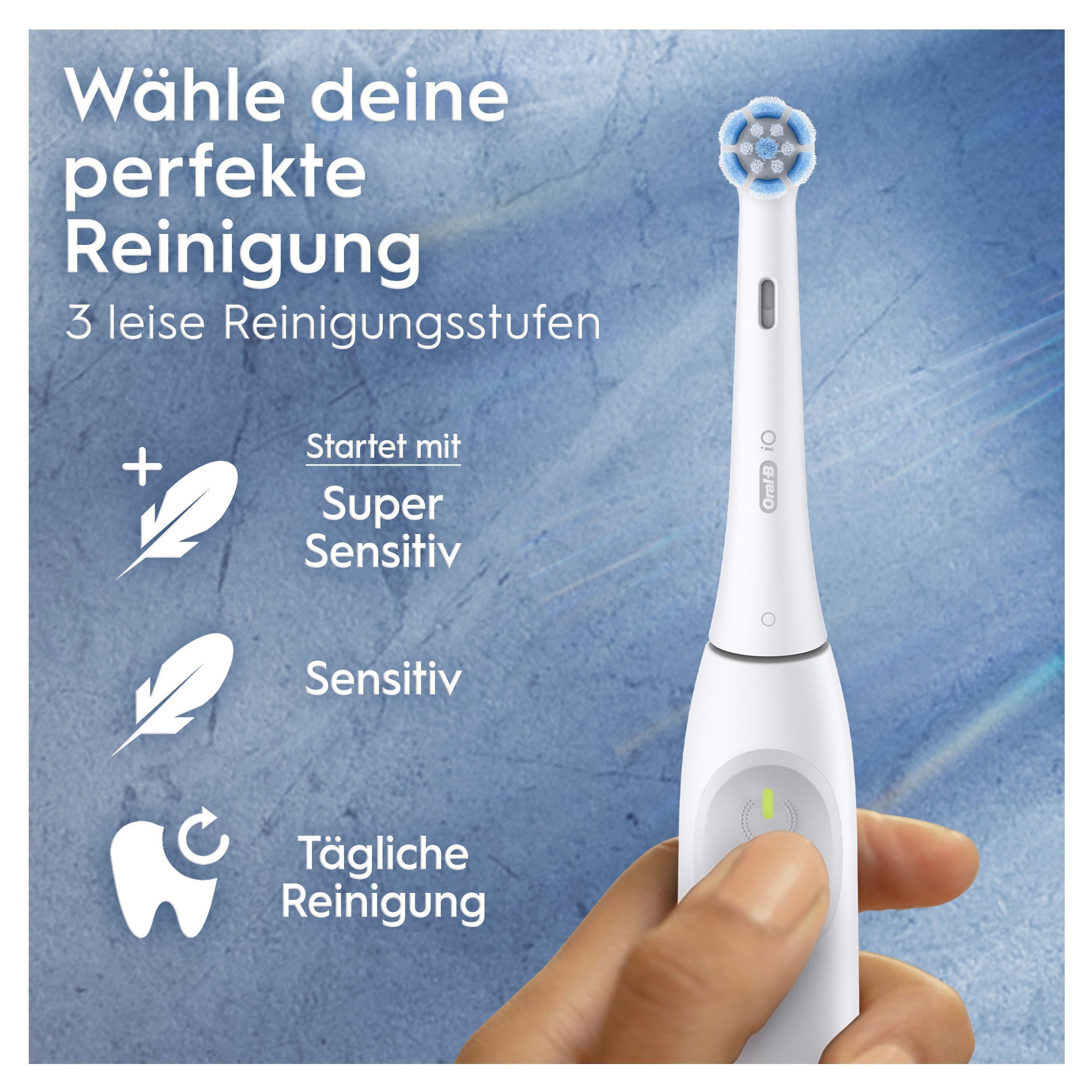 Oral-B Elektrische Zahnbürste »iO Series 2«, 1 St. Aufsteckbürsten, für die ultimative Reinigung