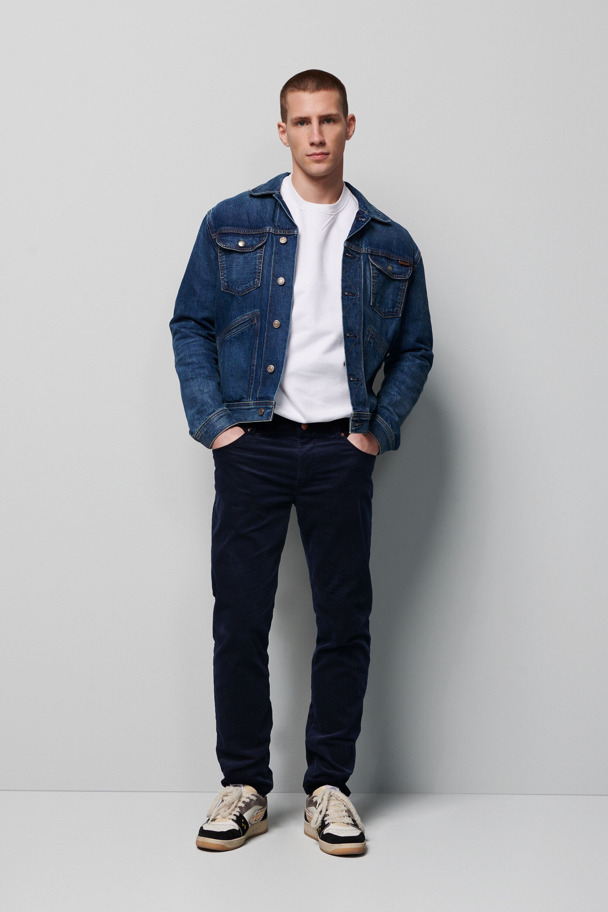 MEYER Cordhose »Five-Pocket-Hose«, im unifarbenen Design