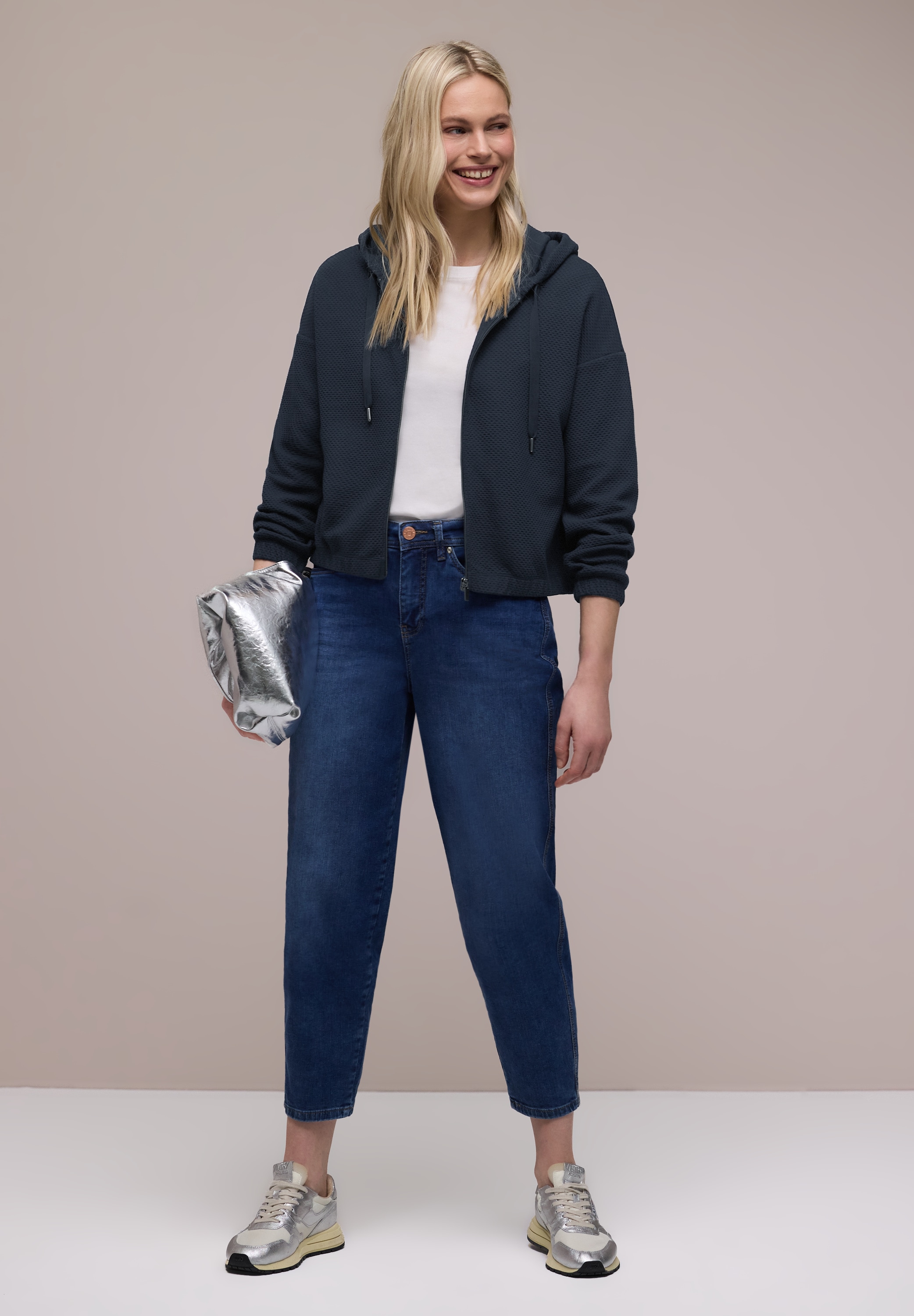 STREET ONE Sweatjacke mit Kapuze