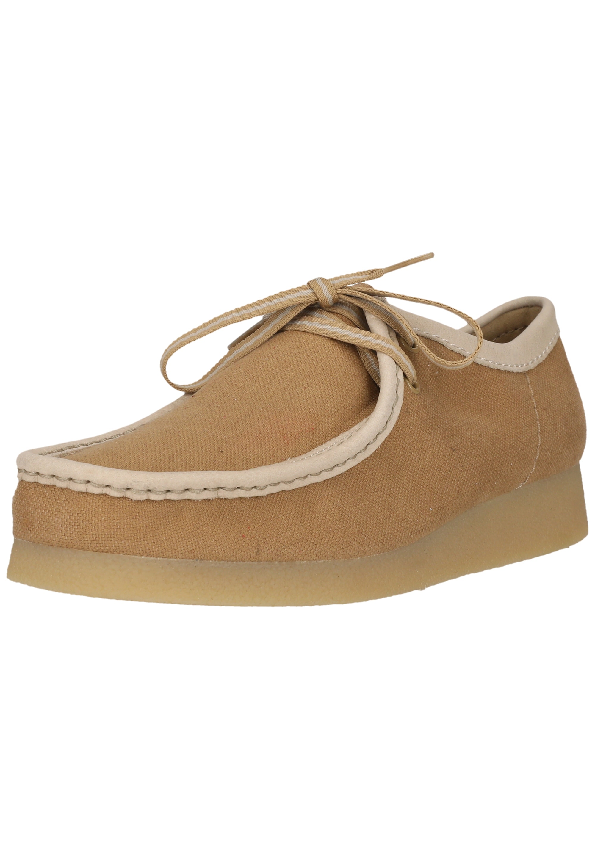 Clarks "Wallabee EVO" mit Kieselkrepp-Effekt an der Sohle