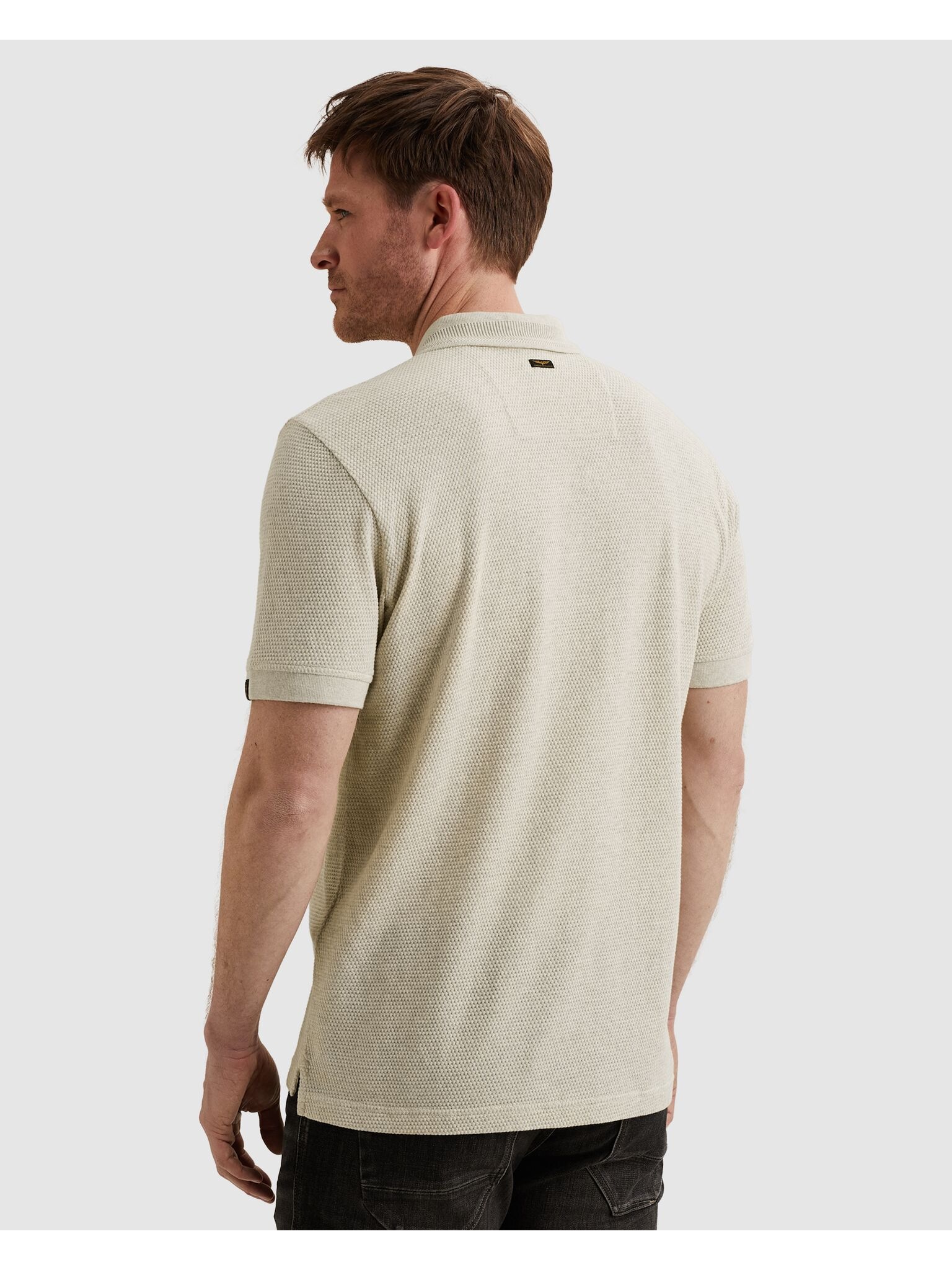 PME LEGEND Poloshirt "Short Sleeve Polo Popcorn Jersey" aus Baumwolle günstig online kaufen