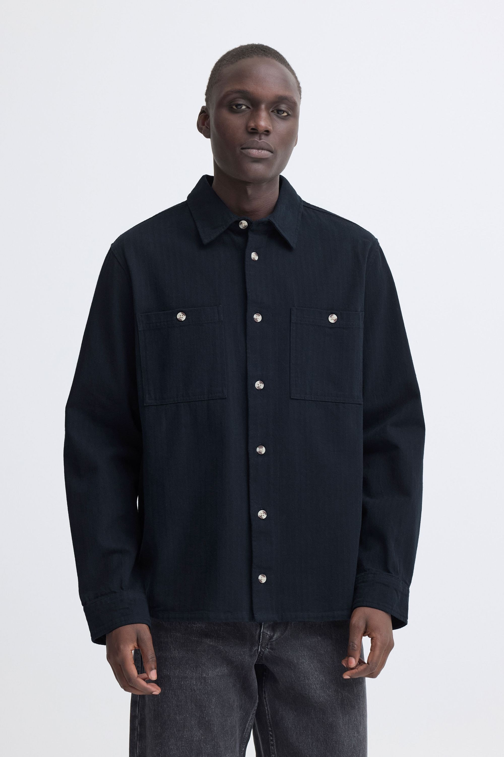 Blend Hemdjacke "BHDenny" ohne Kapuze Basic Overshirt günstig online kaufen