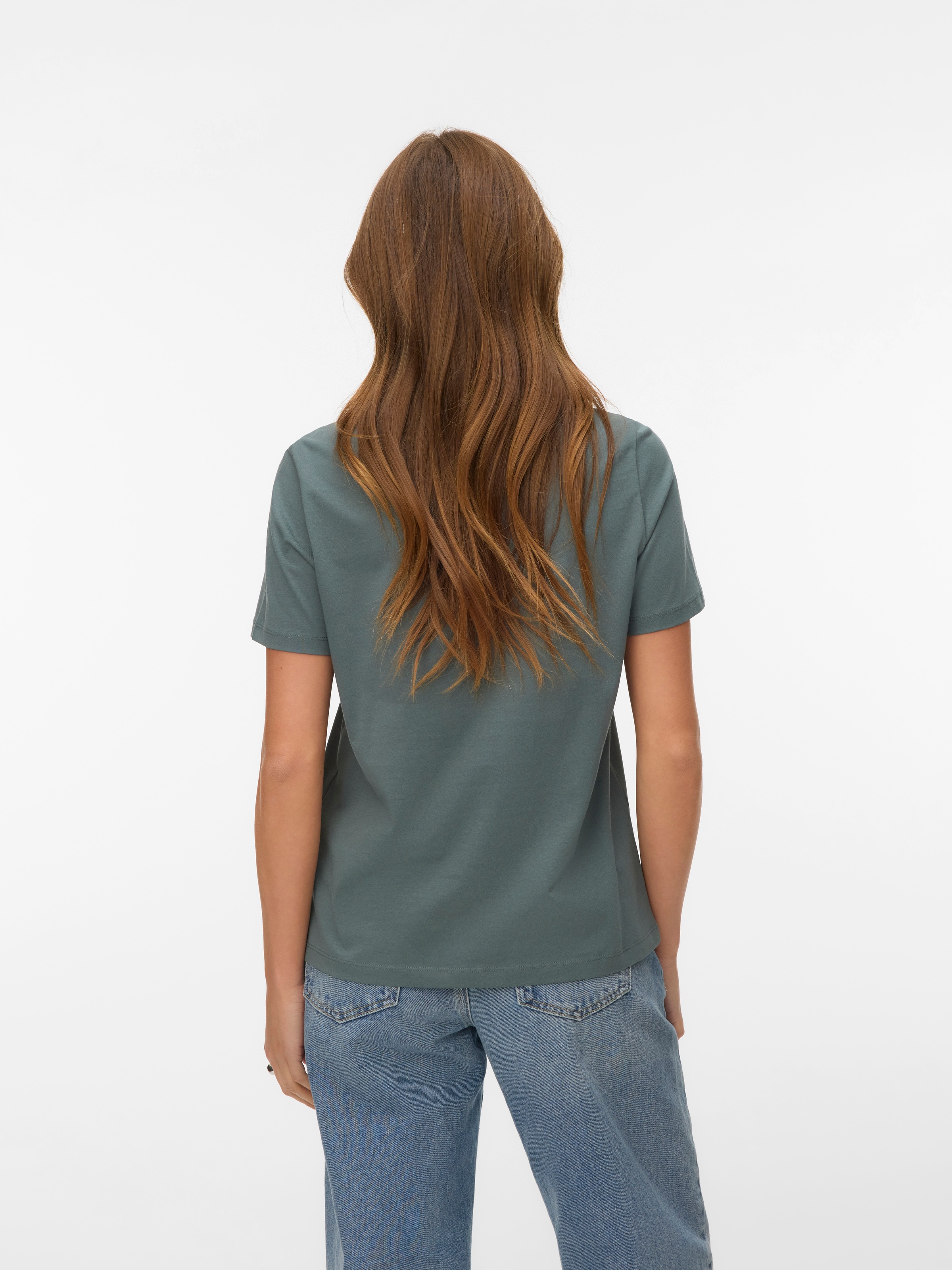 Thumbnail - Vero Moda T-Shirt "VMPAULINA SS T-SHIRT 2-PACK JRS" Packung, 2 Baumwolle, regular fit