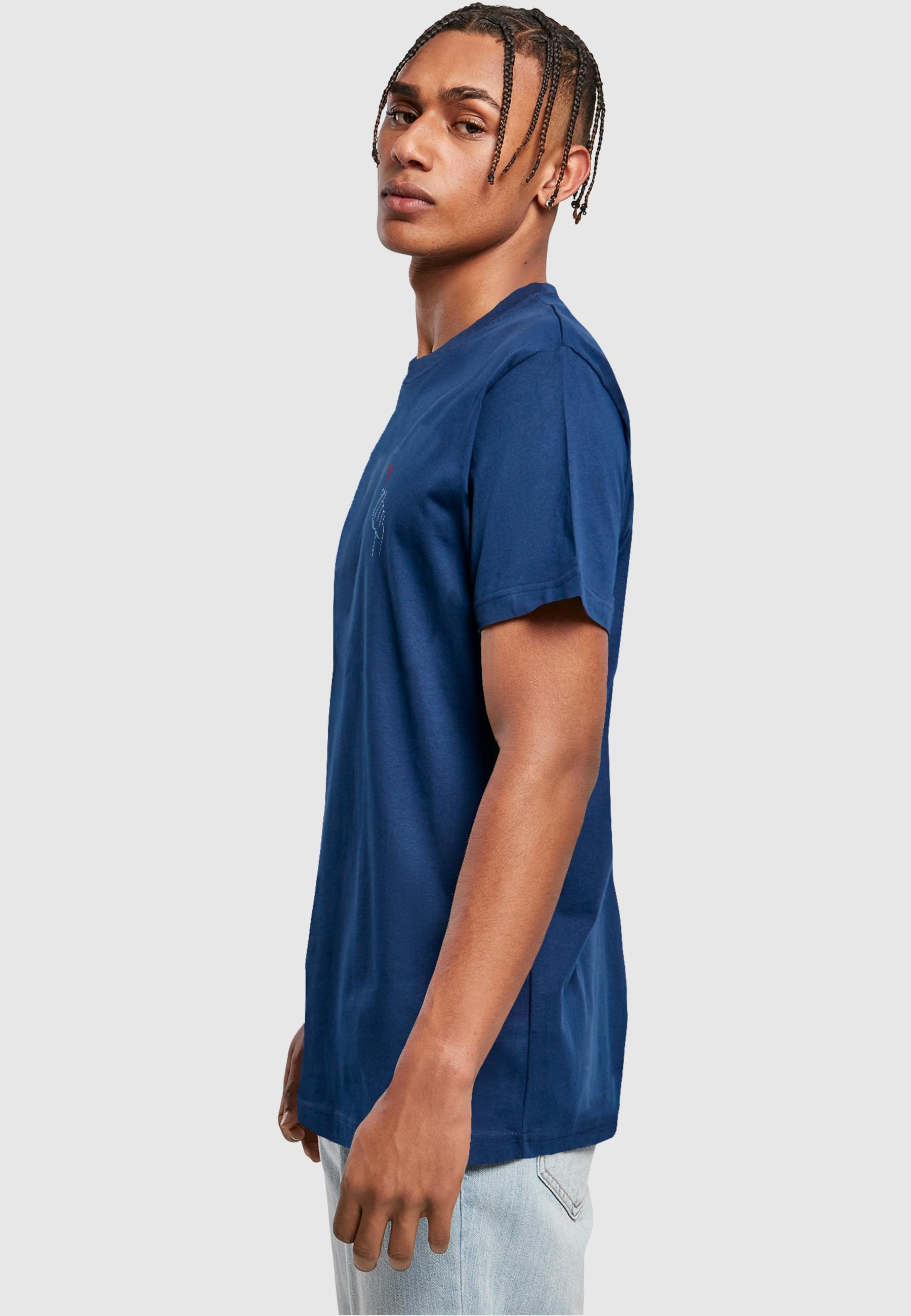 Merchcode T-Shirt »Merchcode Herren K Heart T-Shirt Round Neck«, (1 tlg.)