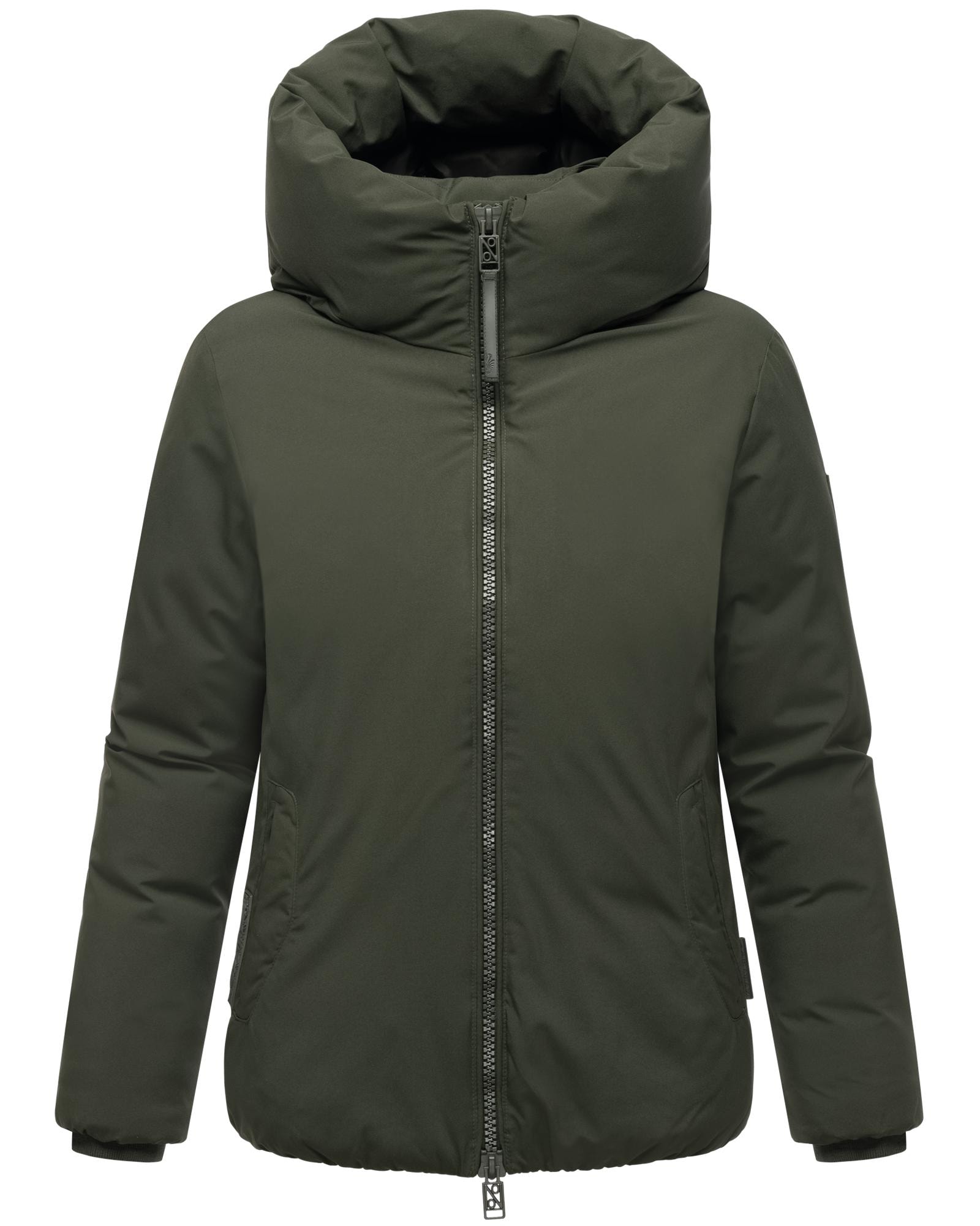 Navahoo Winterjacke »Blütenlicht 14«, mit Kapuze, Warme Damenjacke mit hohem Kragen