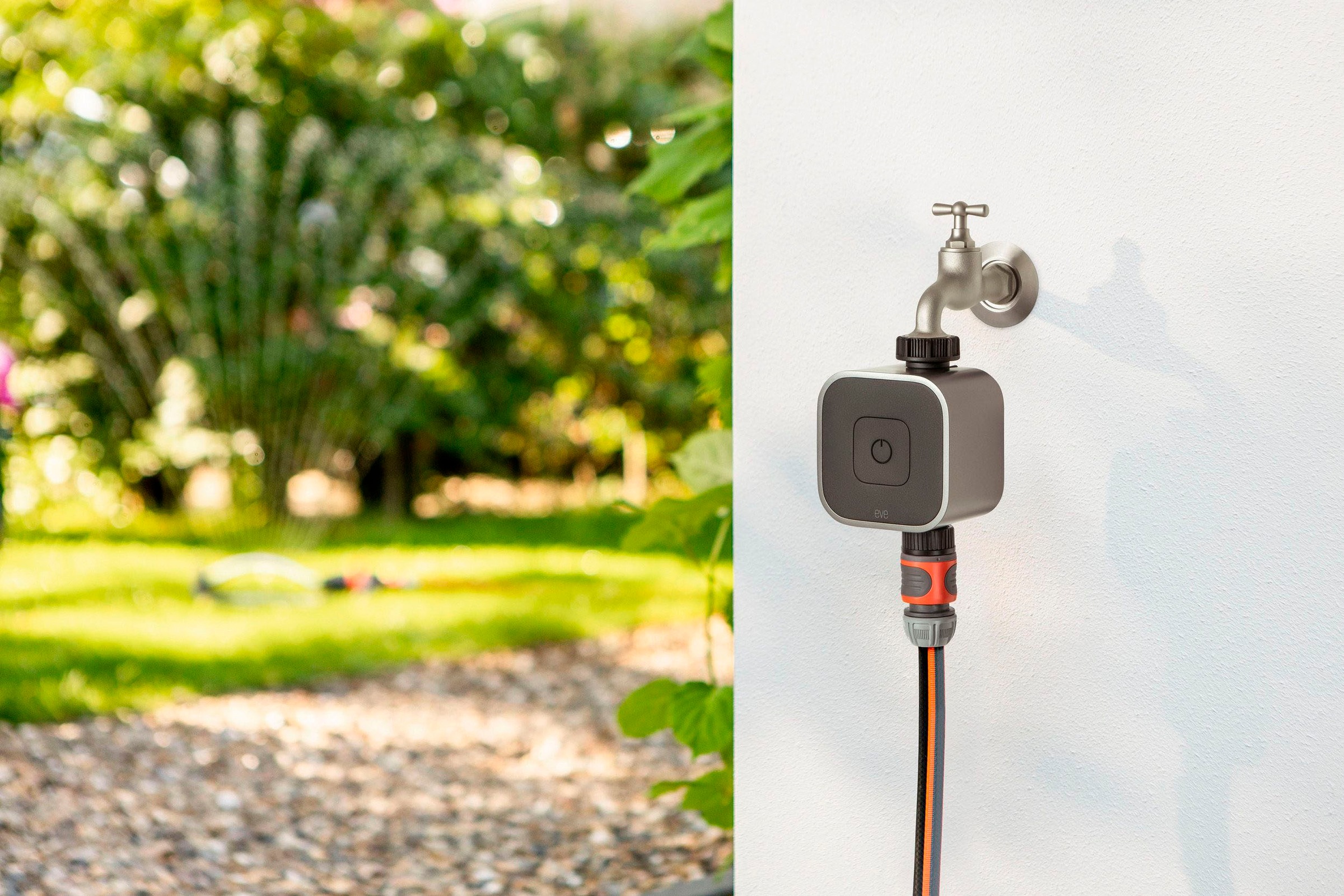 EVE Bewässerungscomputer »Aqua (HomeKit) + Schlauchverbinder 2-Wege-Verteiler«, (Packung)