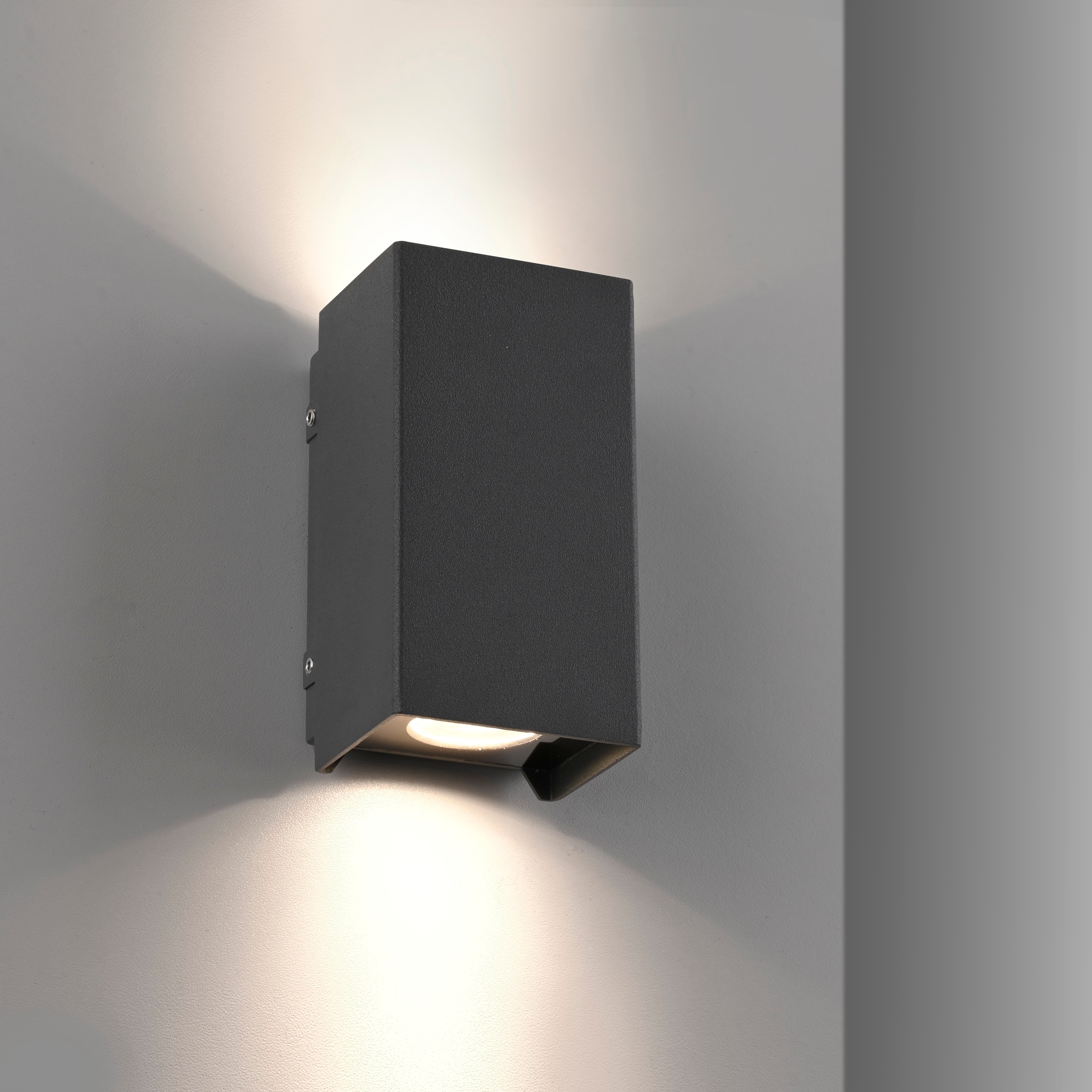 Paul Neuhaus Wandleuchte »BLOCK«, 2 flammig, Leuchtmittel LED-Board | LED fest integriert, LED, IP54