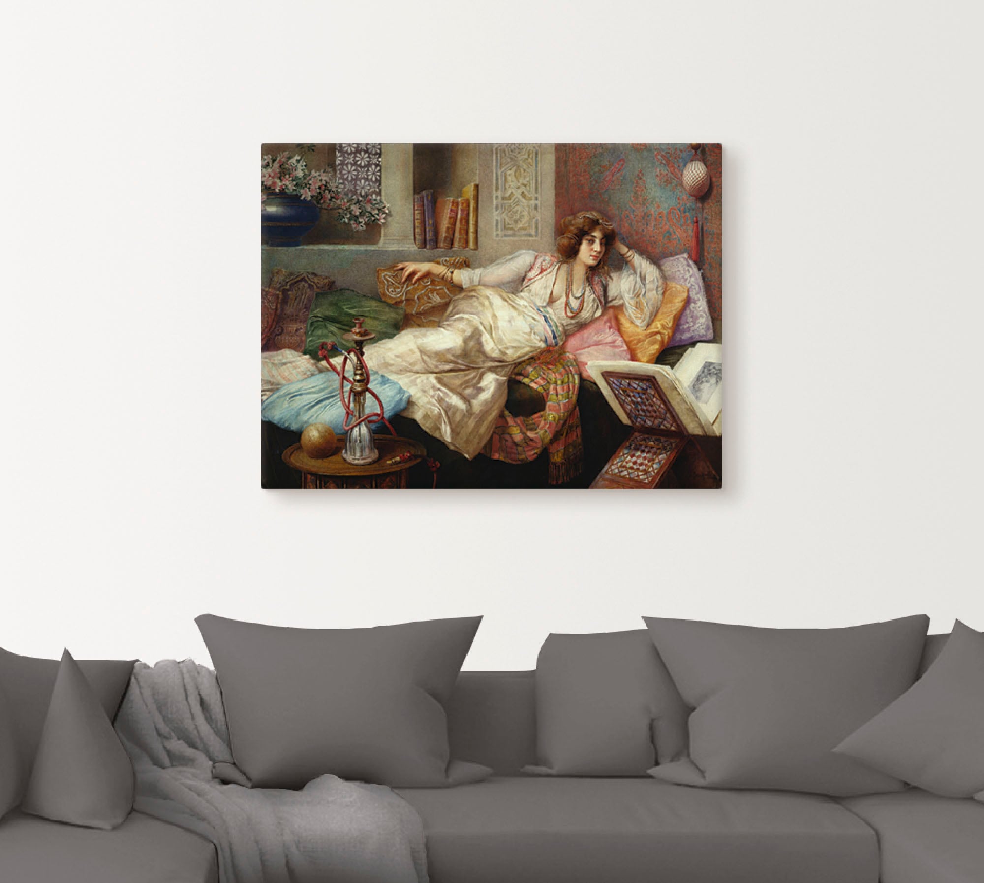 Artland Leinwandbild »Die Königin des Harems.«, Frau, (1 St.), auf Keilrahmen gespannt