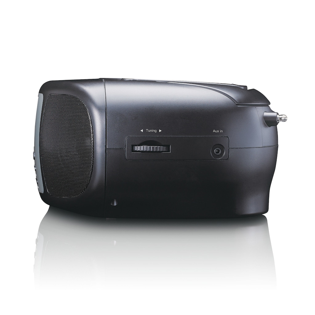 Lenco Boombox »SCD-860 Boomxbox mit DAB+/FM-Radio Farbdisp. BT«, (Bluetooth FM-Tuner 2 W)