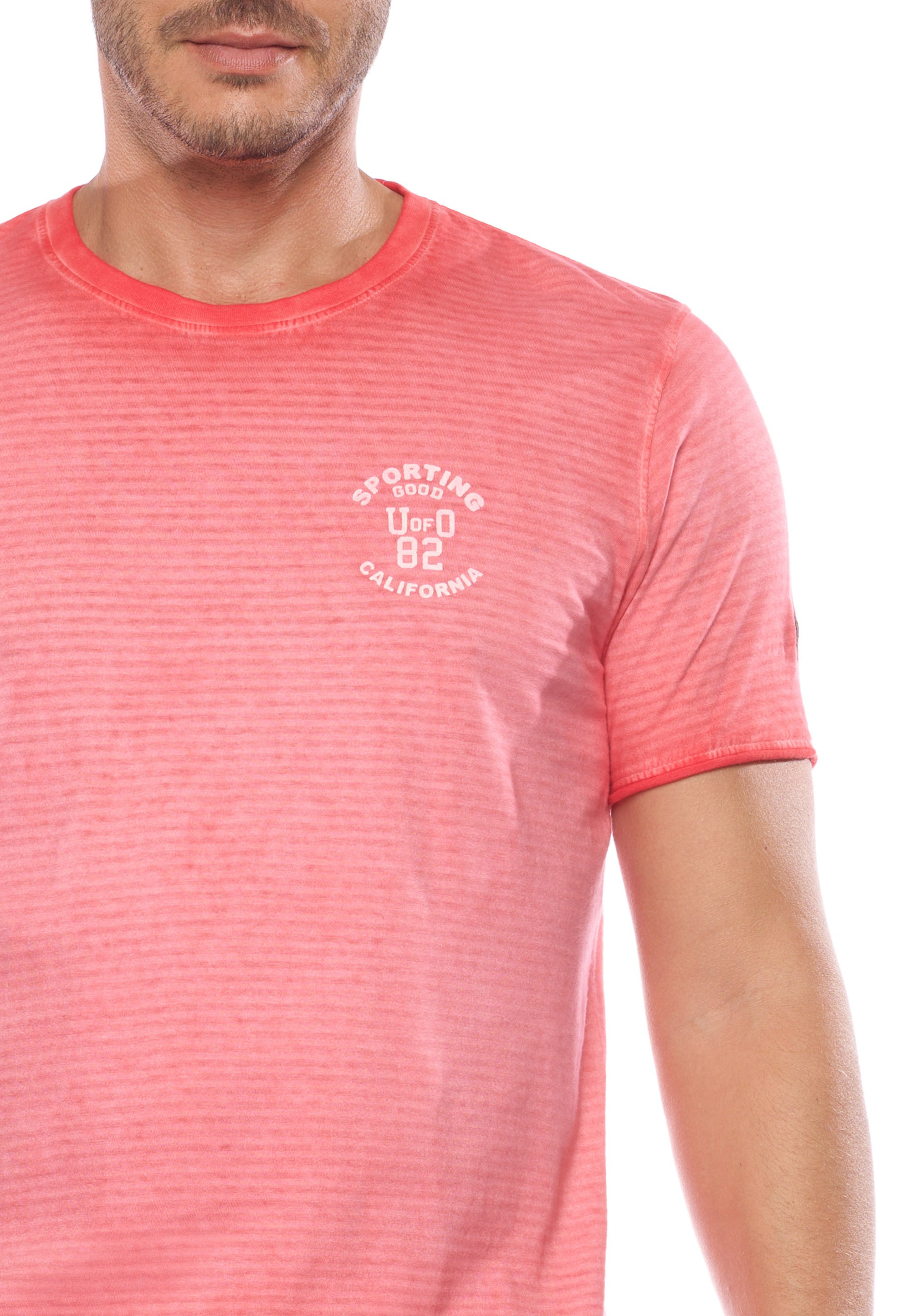 Le Temps Des Cerises T-Shirt »T SHIRTHOMME BALIS (MANCHE COURTE) / MAN BALIS (SHORT SLEEVE)«, mit modischer Waschung