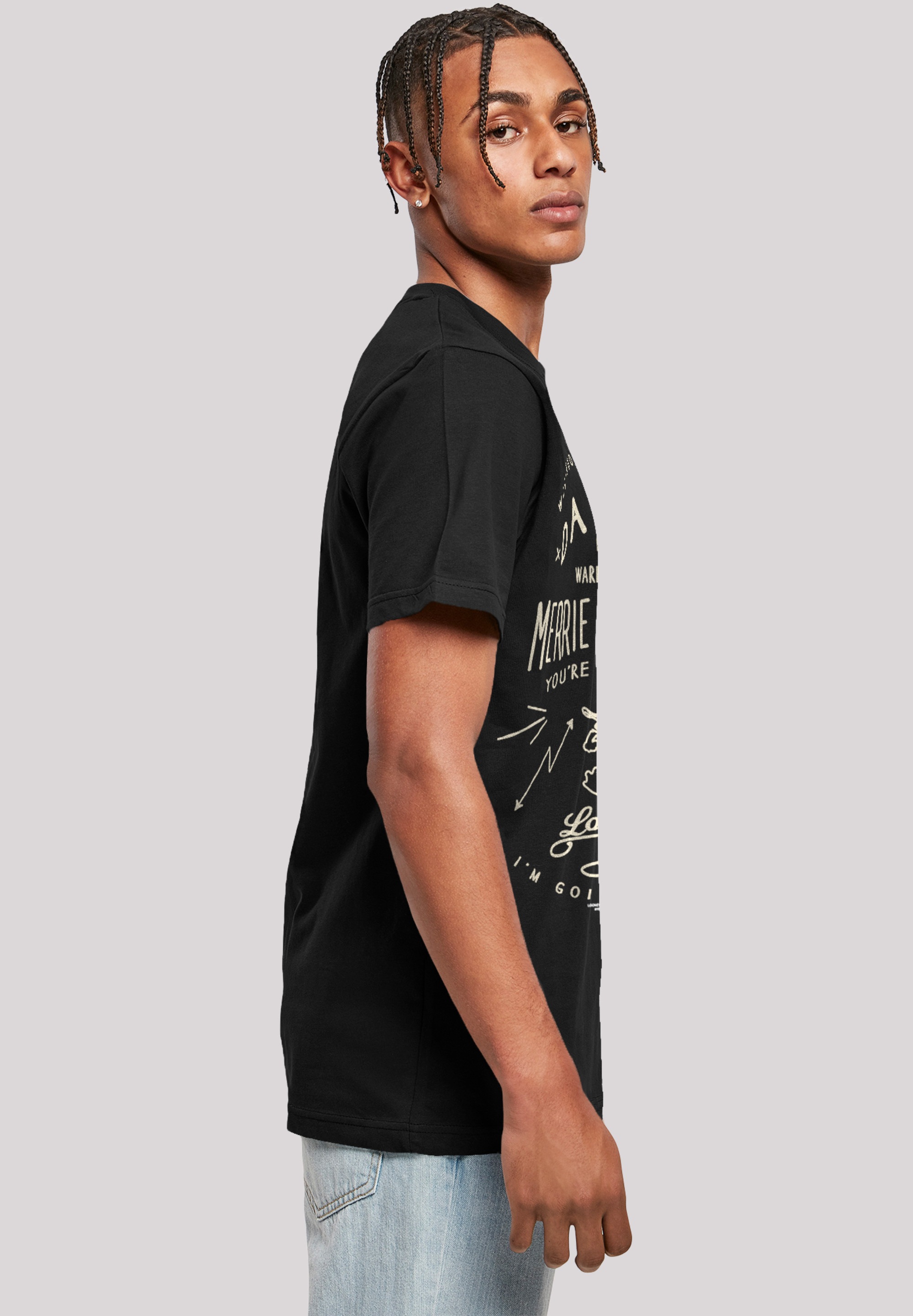 F4NT4STIC T-Shirt »Looney Tunes Daffy Duck Vintage«, Herren,Premium Merch,Regular-Fit,Basic,Bedruckt