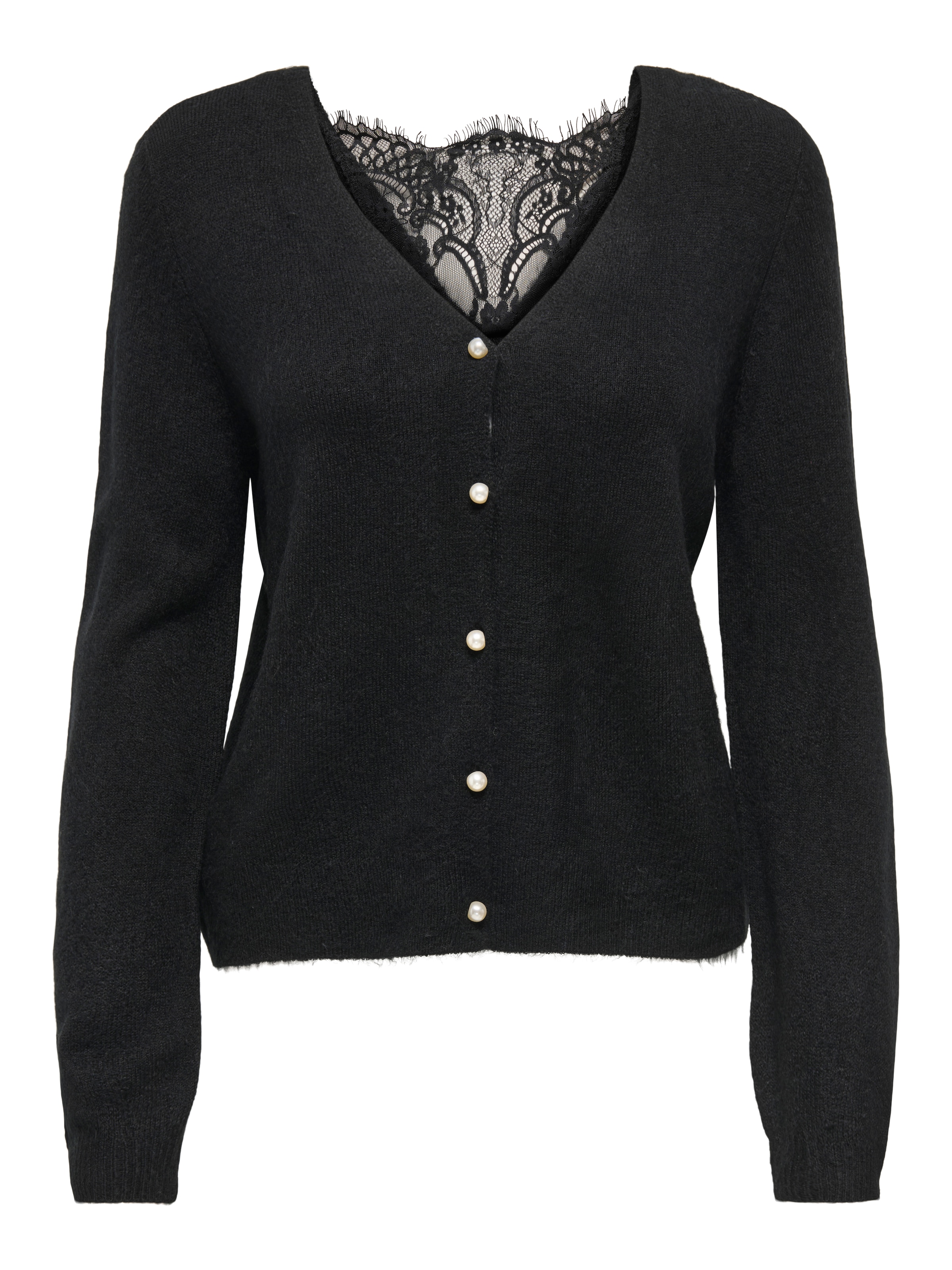 ONLY Strickjacke »ONLADELE LS LACE MIX REVERS CARDI CC KNT«