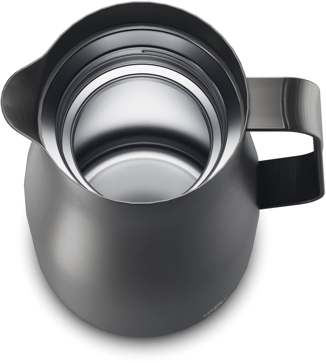 Alfi Isolierkanne »STUDIO, aus doppelwandigem Edelstahl, spülmaschinenfest«, 1 l, (1 St.), 12h heiß & 24h kalt, ergonomischer Griff, große Öffnung
